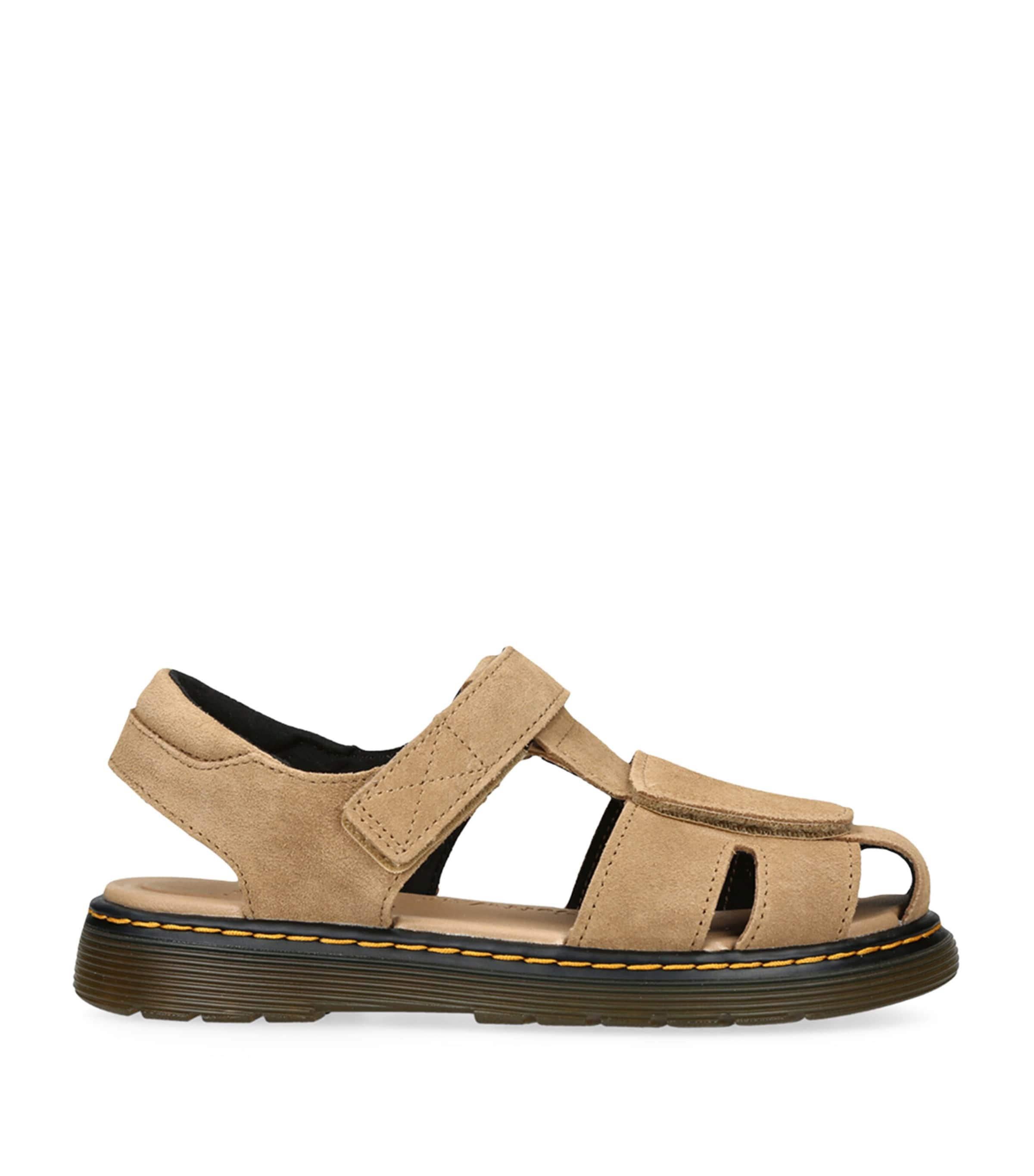 Dr. Martens Suede Moby II Sandals Harrods AE