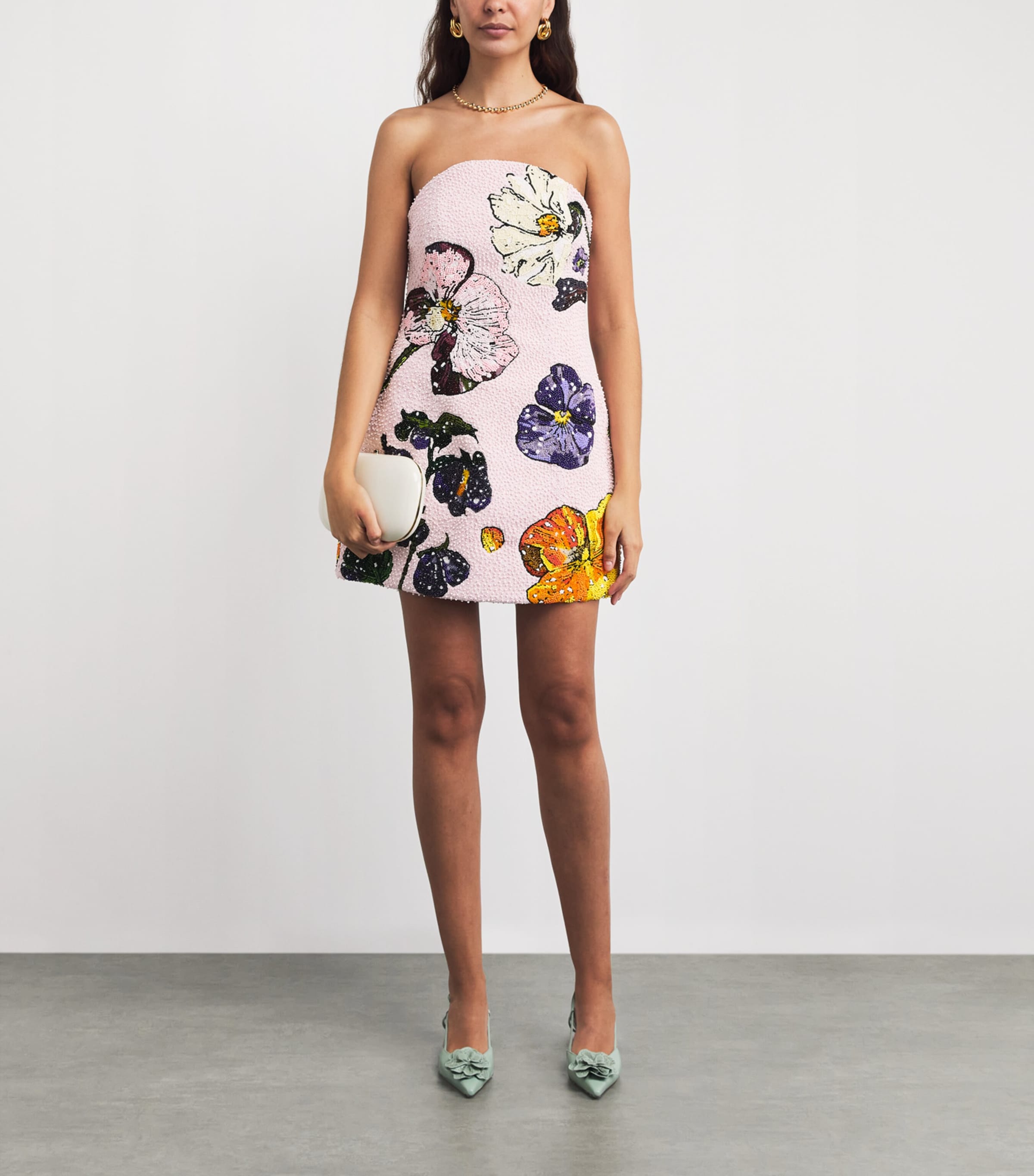 LEO LIN Womens Wildbloom Zaria Mini Dress Wildbloom Image 2