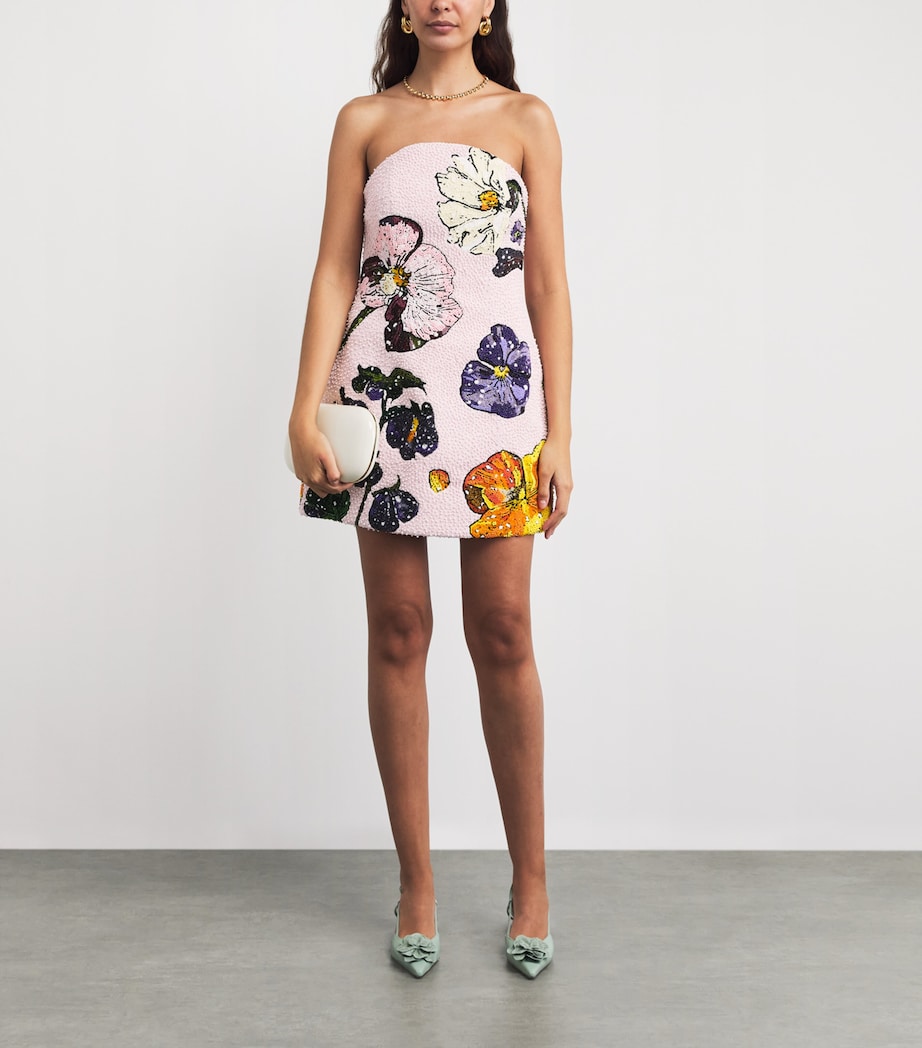 LEO LIN Womens Wildbloom Zaria Mini Dress Wildbloom Image 2