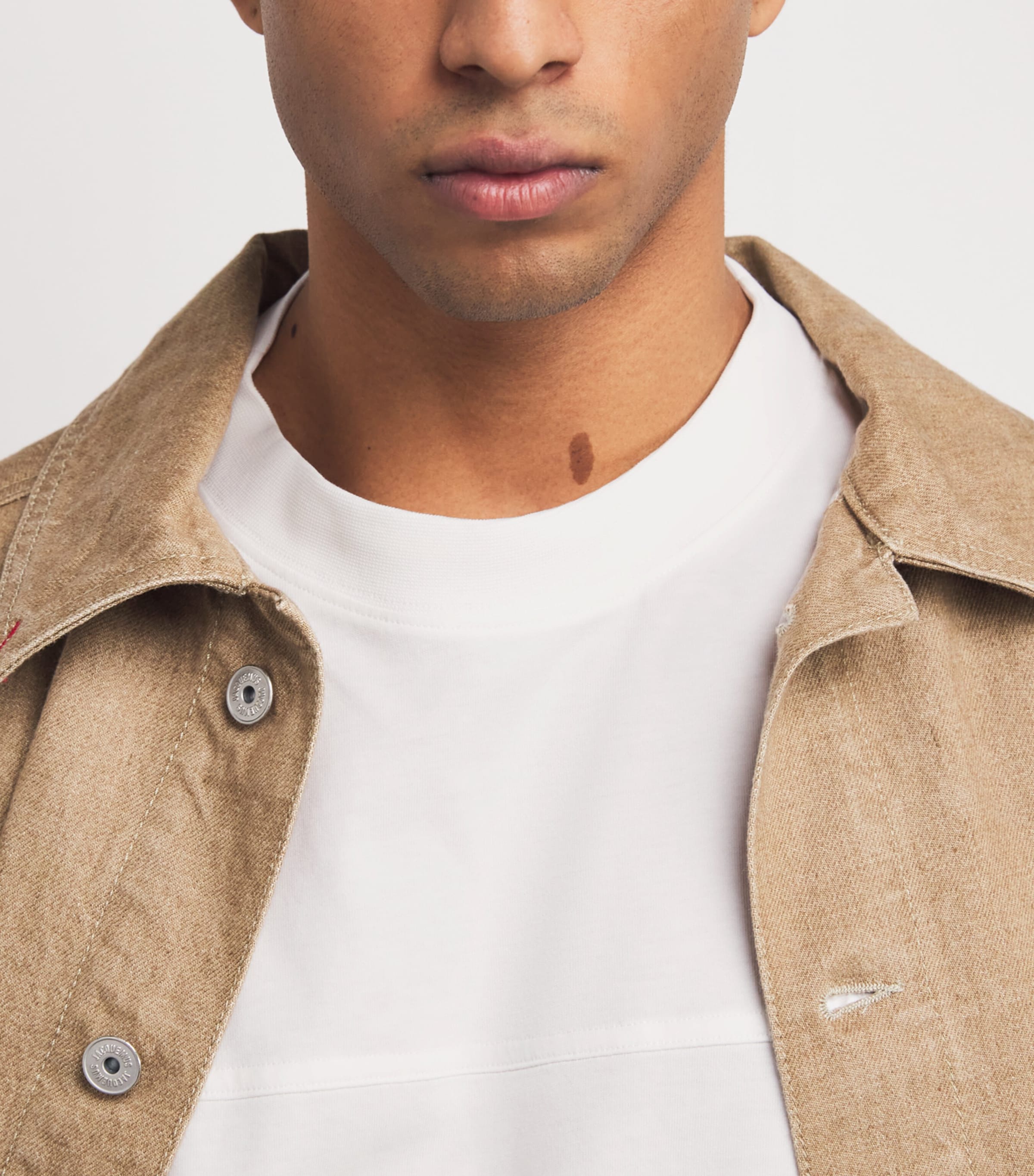 Cotton Atelier T-Shirt JACQ 50S WHITE-1NV Image 6