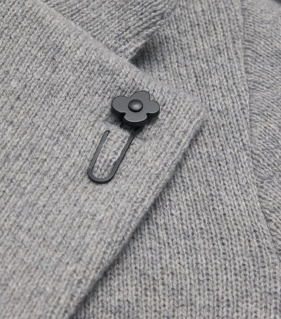 Lardini Mens Cashmere Blazer Grey Image 6