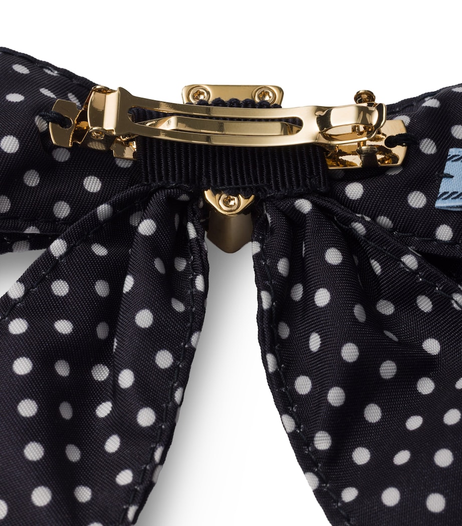 Prada Re-Nylon Triangle Bow Hair Clip Image 2