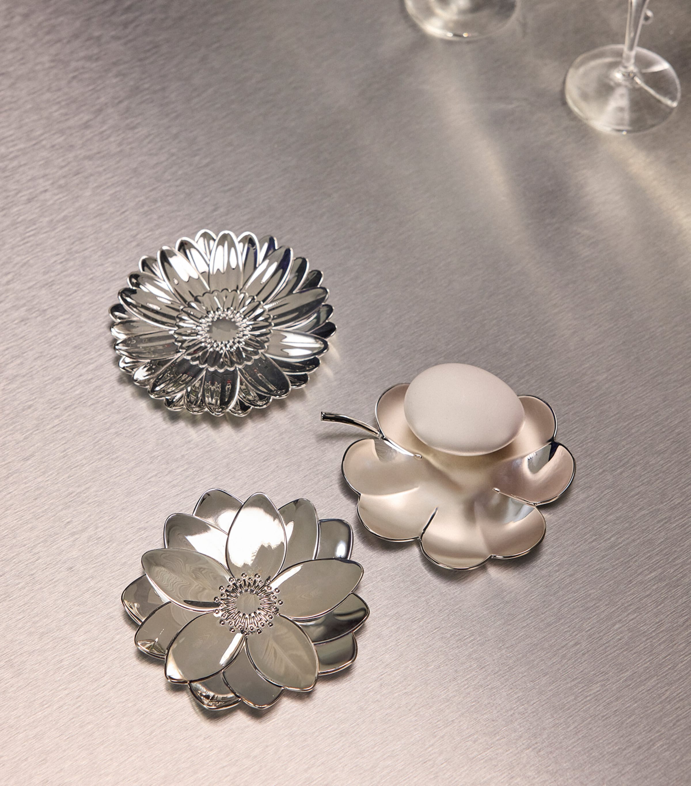 Christofle Silver-Plated L'herbier Lotus Bowl (11.5cm) Silver Image 4