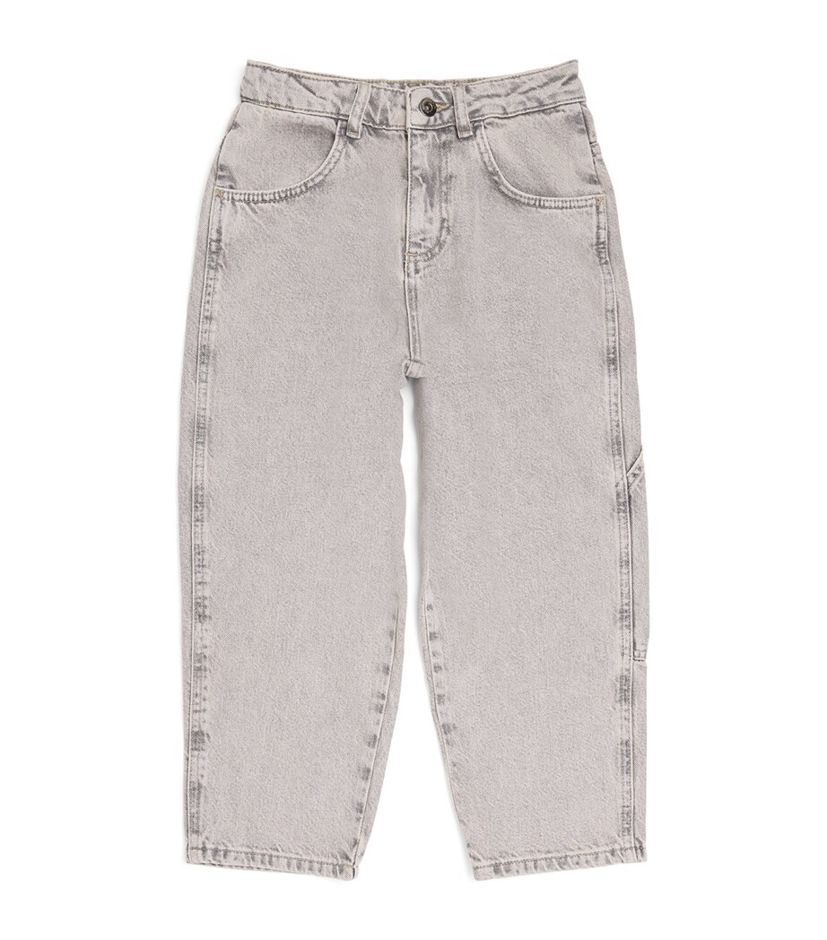 Straight Jeans (4-16 Years) M8001 MED GREY DENIM Image 1