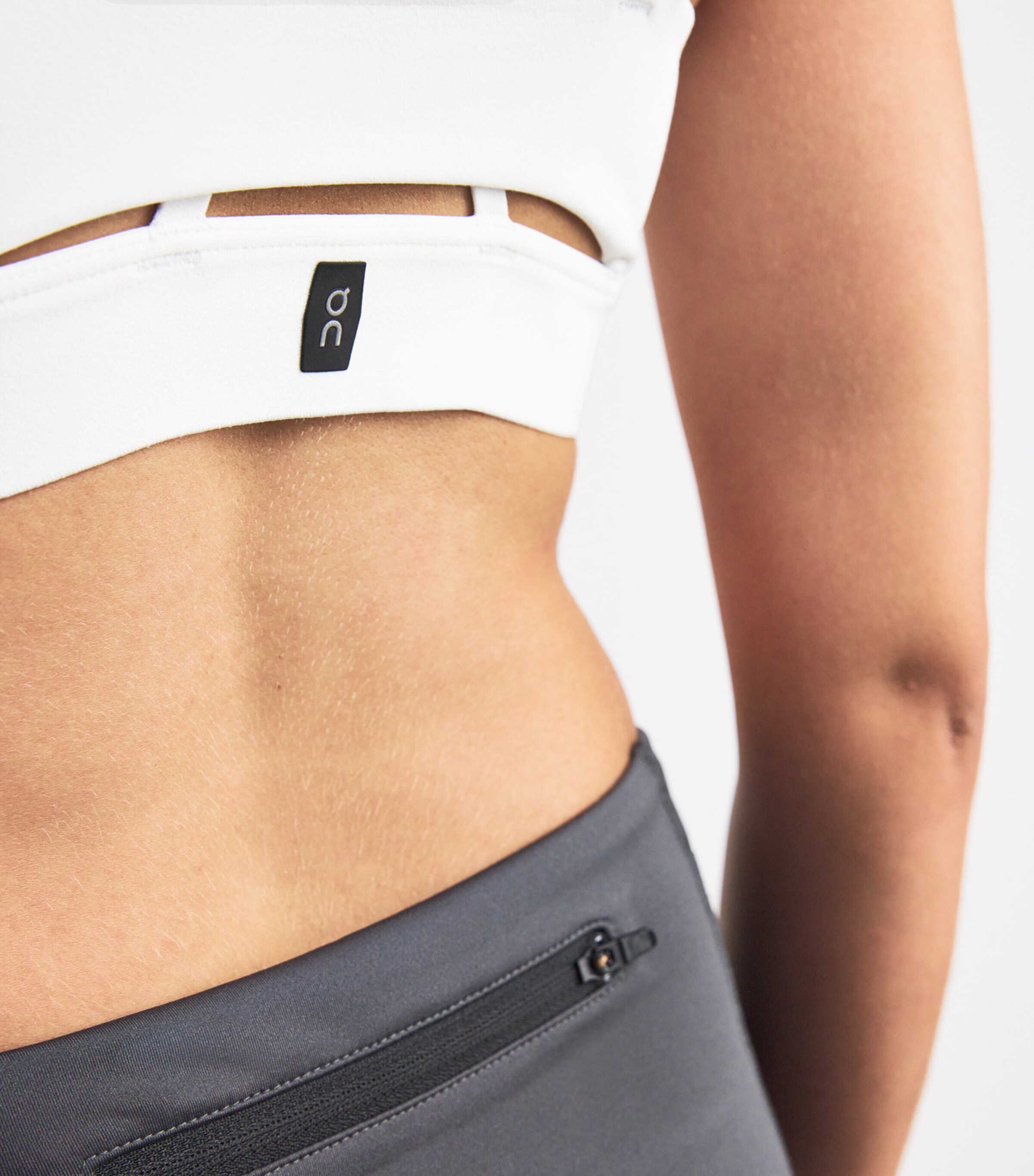 On Womens Studio Low-Impact Sports Bra White Image 6