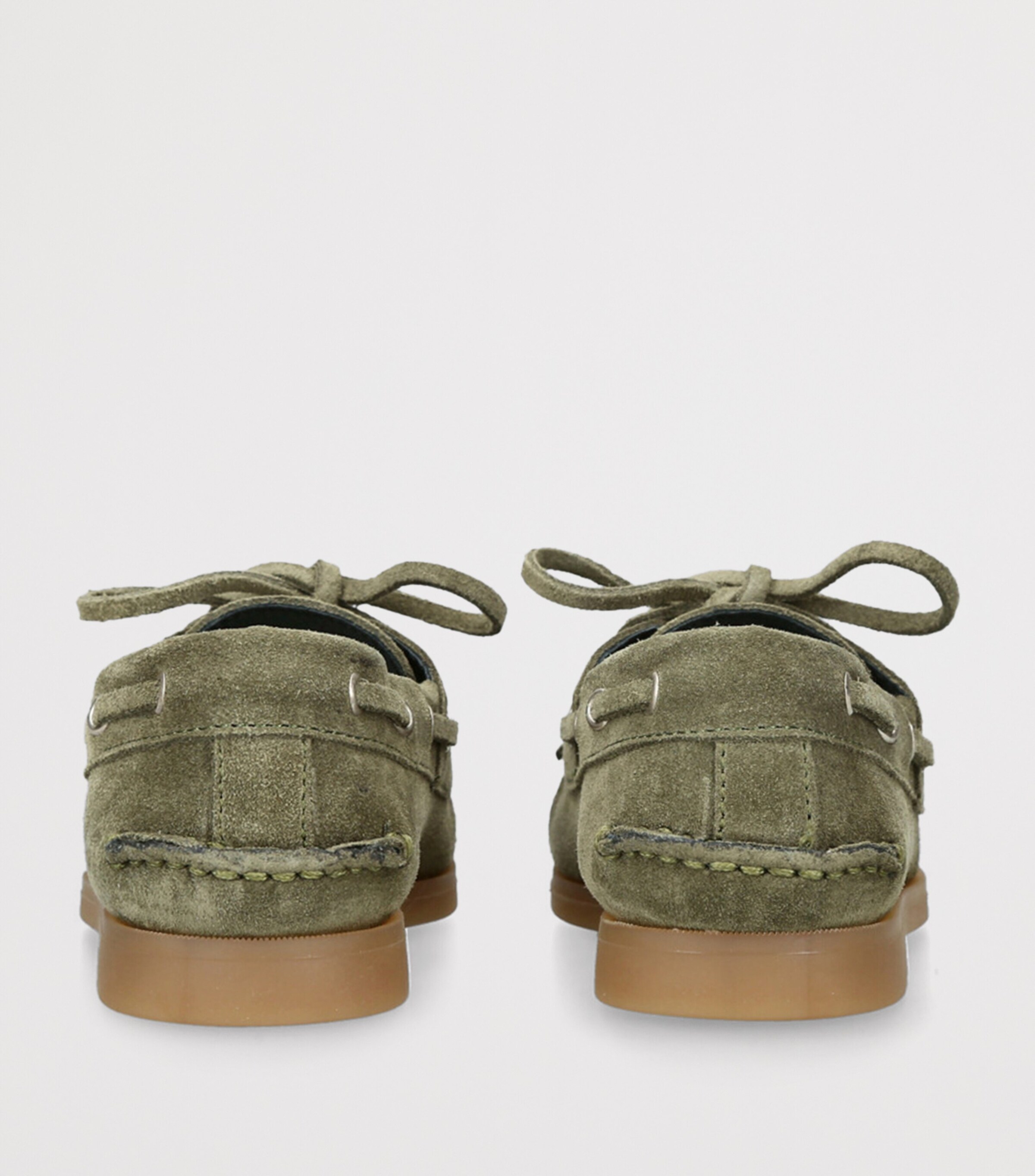 Golden Goose Suede Cruise Boat Shoes Green Image 2