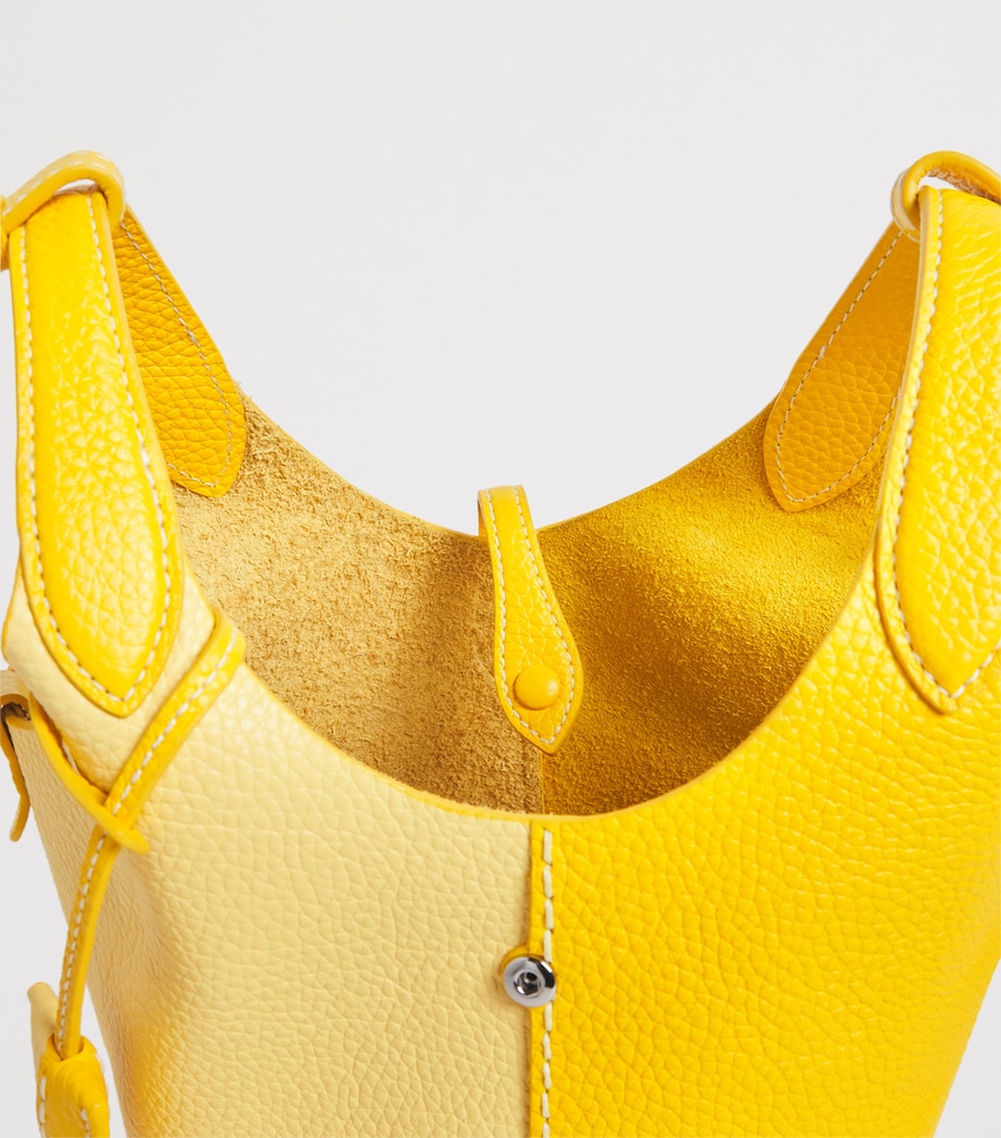 Polo Ralph Lauren Small Leather Polo Play Cross-Body Bag Canary Yel/lemon Mer Image 5
