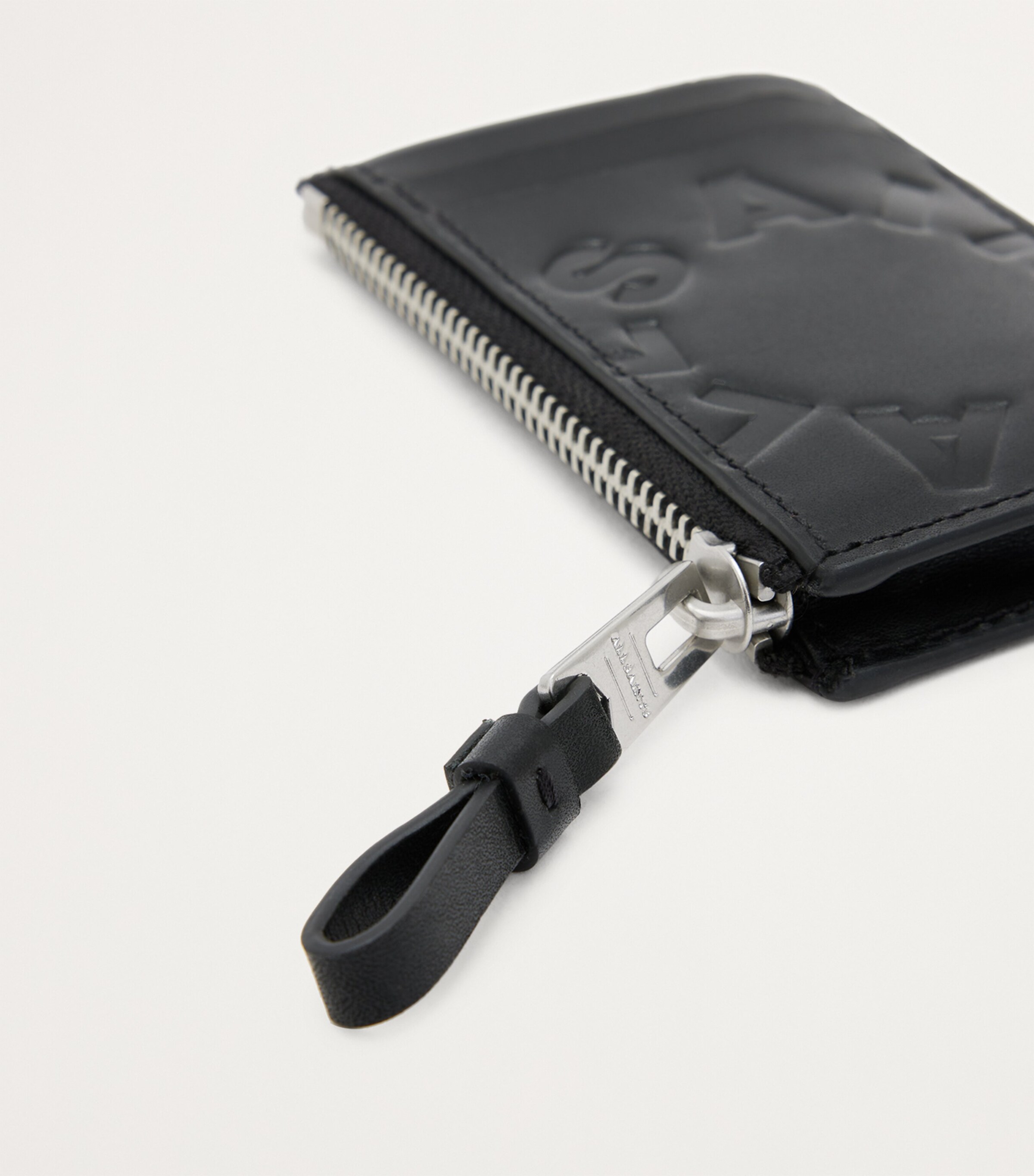 Leather Tierra Isamu Card Holder BLACK Image 6