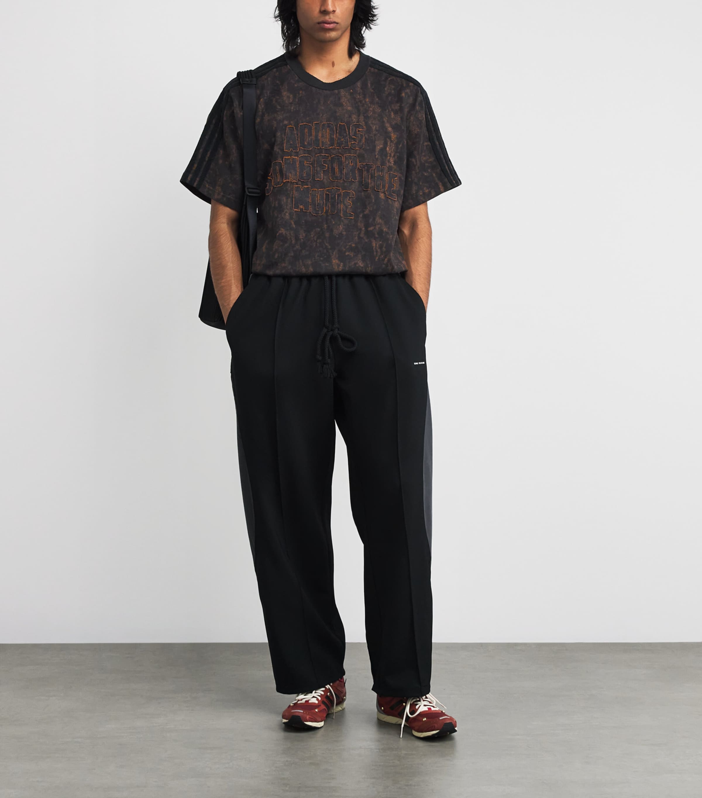 Originals x Song for the Mute Distressed T-Shirt BLACK Image 2