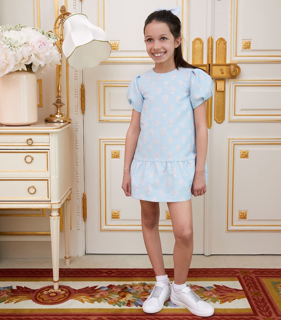 Embroidered Lucie Dress BLUE CRESTS Image 2