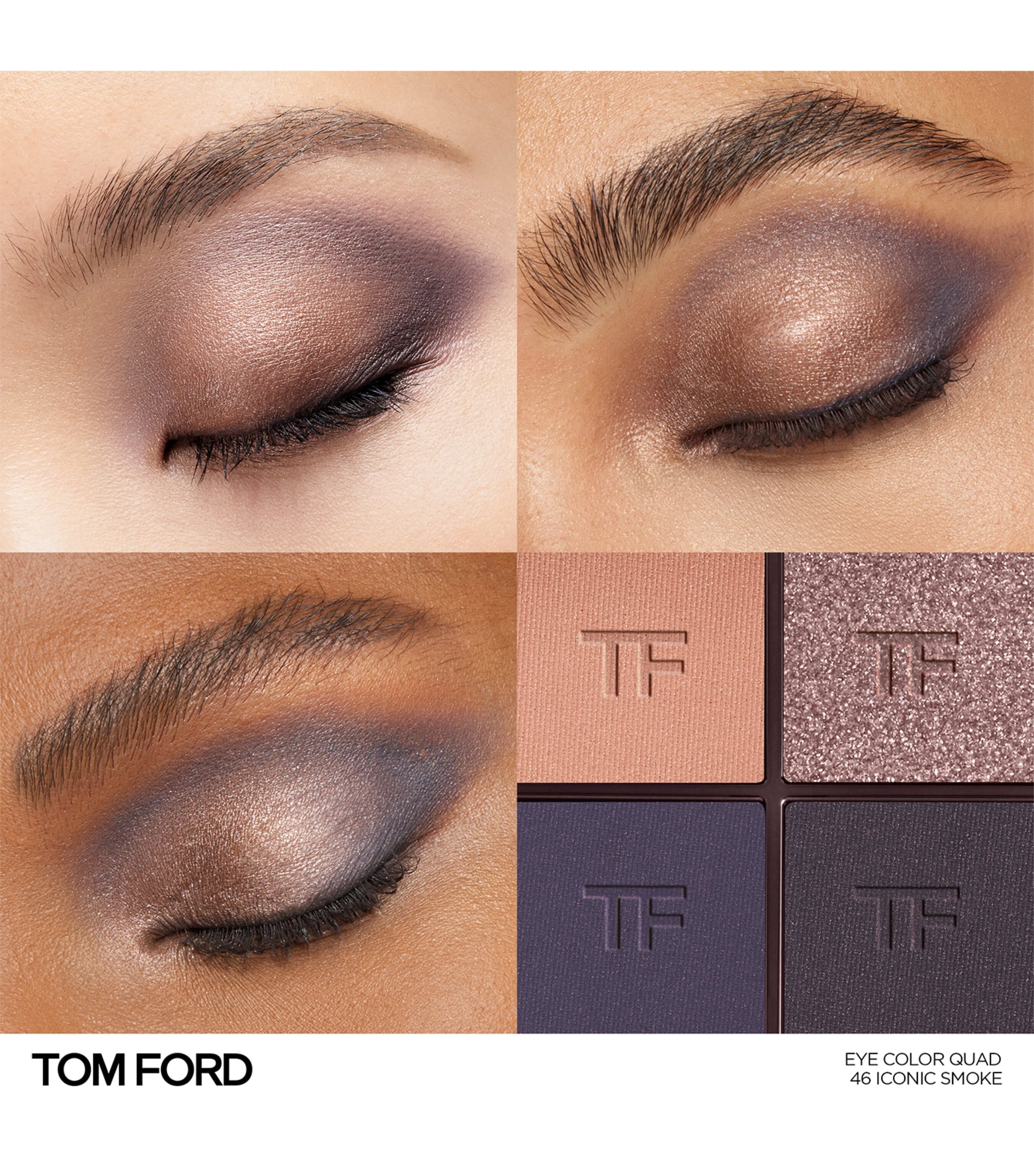 TOM FORD Runway Eye Colour Quad Iconic Smoke Image 3
