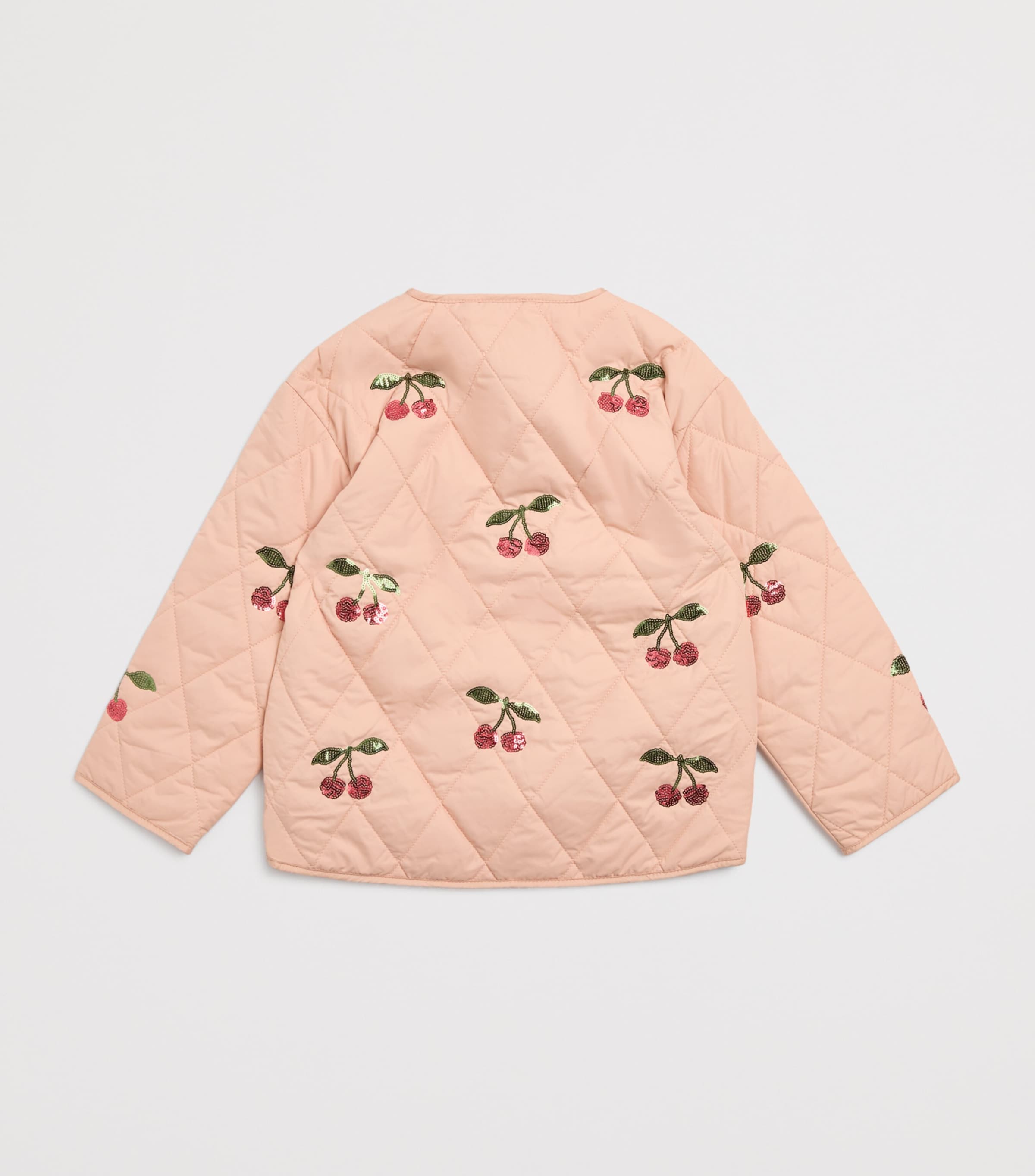 KONGES SLOJD Sequin-Embellished Flora Jacket (9 Months-10 Years) Ma Grande Cerise Image 2