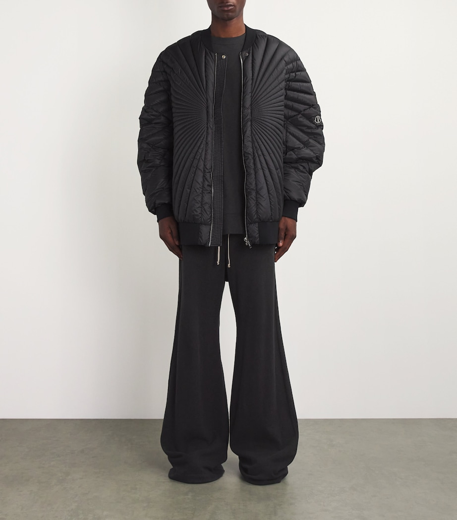 x Moncler Wide-Leg Bella Sweatpants 999/BLACK Image 2