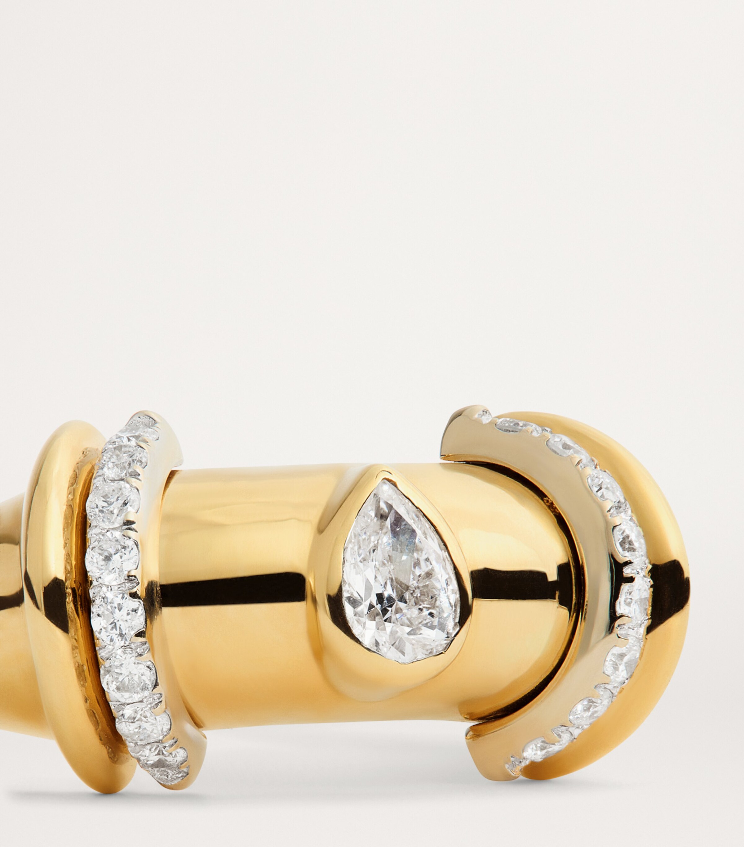 L'ATELIER NAWBAR Yellow Gold and Diamond Sailor Moon Ring Yellow Gold Image 6