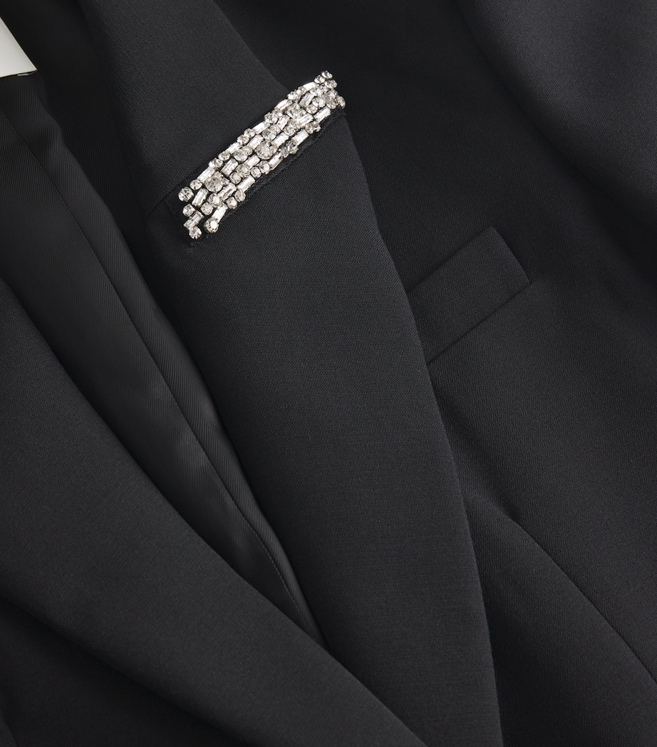 Crystal-Embellished Blazer BLACK Image 5