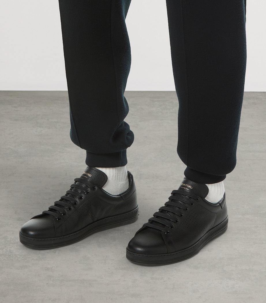 Leather Low-Top Sneakers NNP Image 2