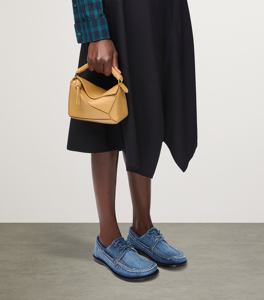 LOEWE Mini Leather Puzzle Top-Handle Bag Sahara Image 8