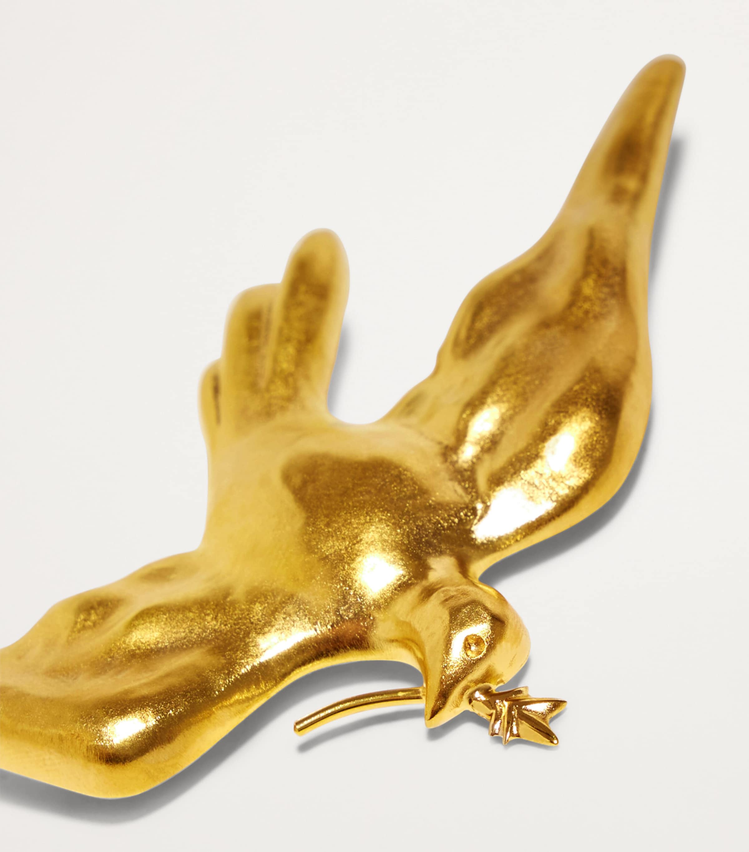 Dove Brooch 001GOLD Image 4