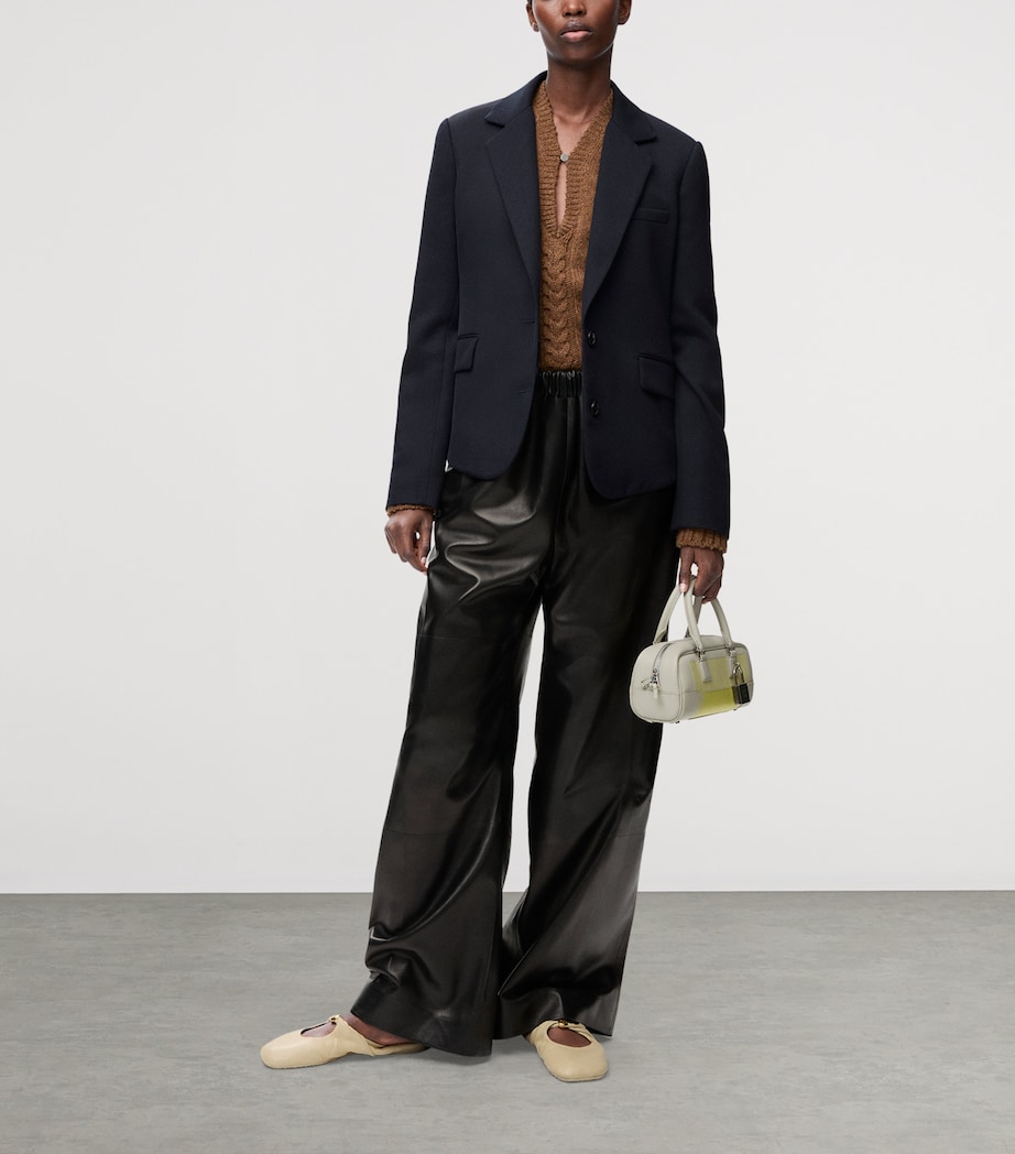 Wool Buckle-Back Blazer NAVY BLUE Image 2