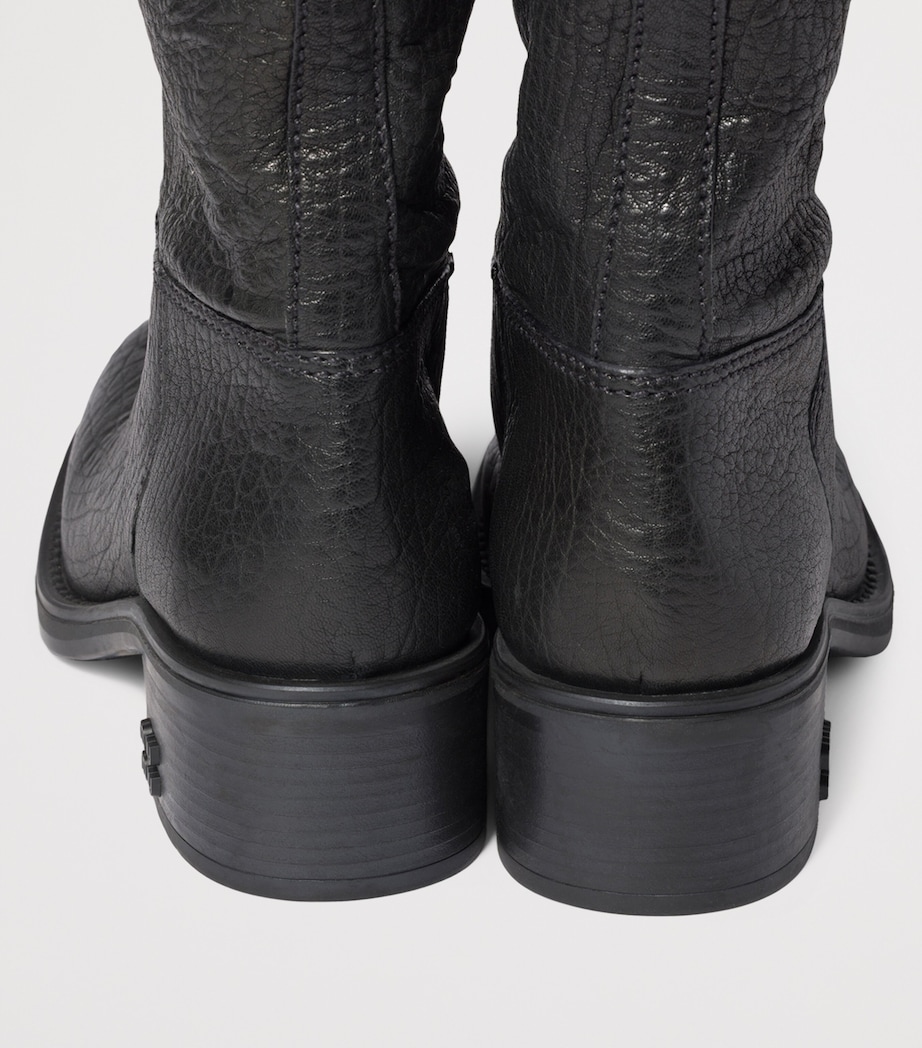 Grained Leather Boots 50 F0002 Image 3