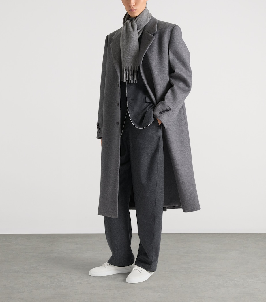 Wool Couture Seam Trousers GREY MIX Image 2