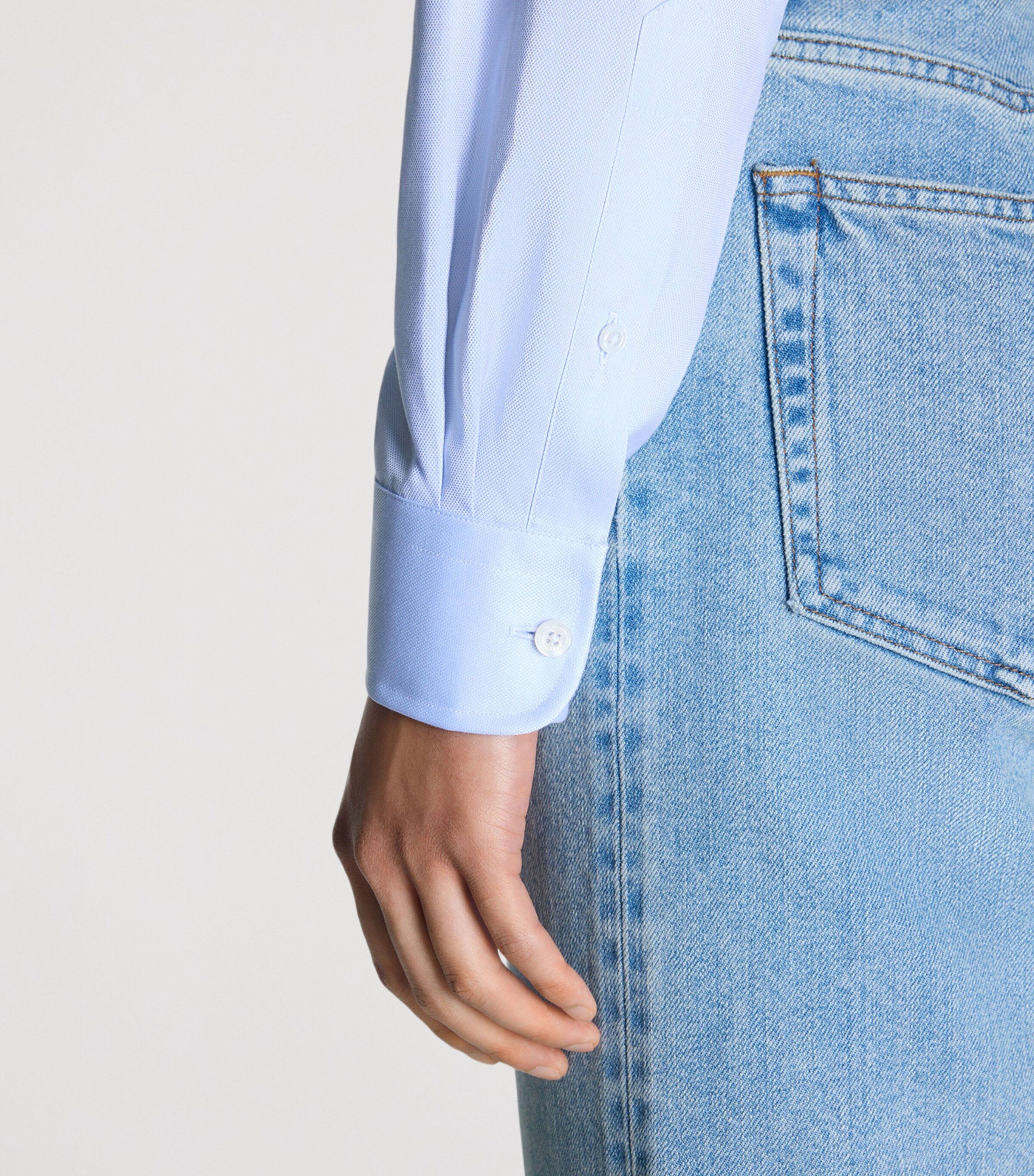 Dunhill Mens Giza Cotton Formal Shirt Image 5