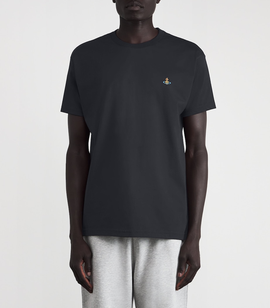 Organic Cotton Orb T-Shirt N401 BLACK Image 3