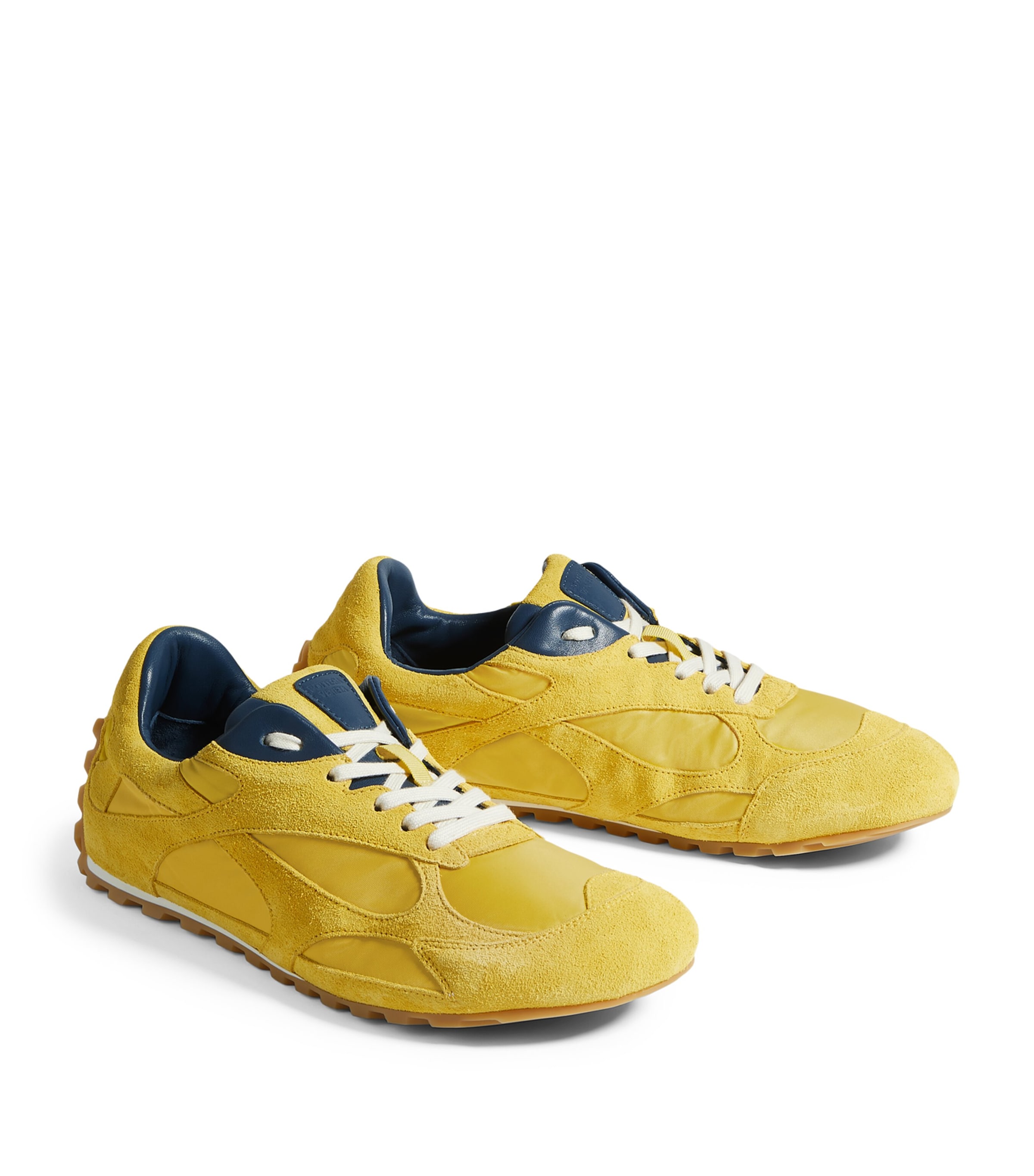 Bottega Veneta Suede-Panel Orbit Flash Sneakers Image 1
