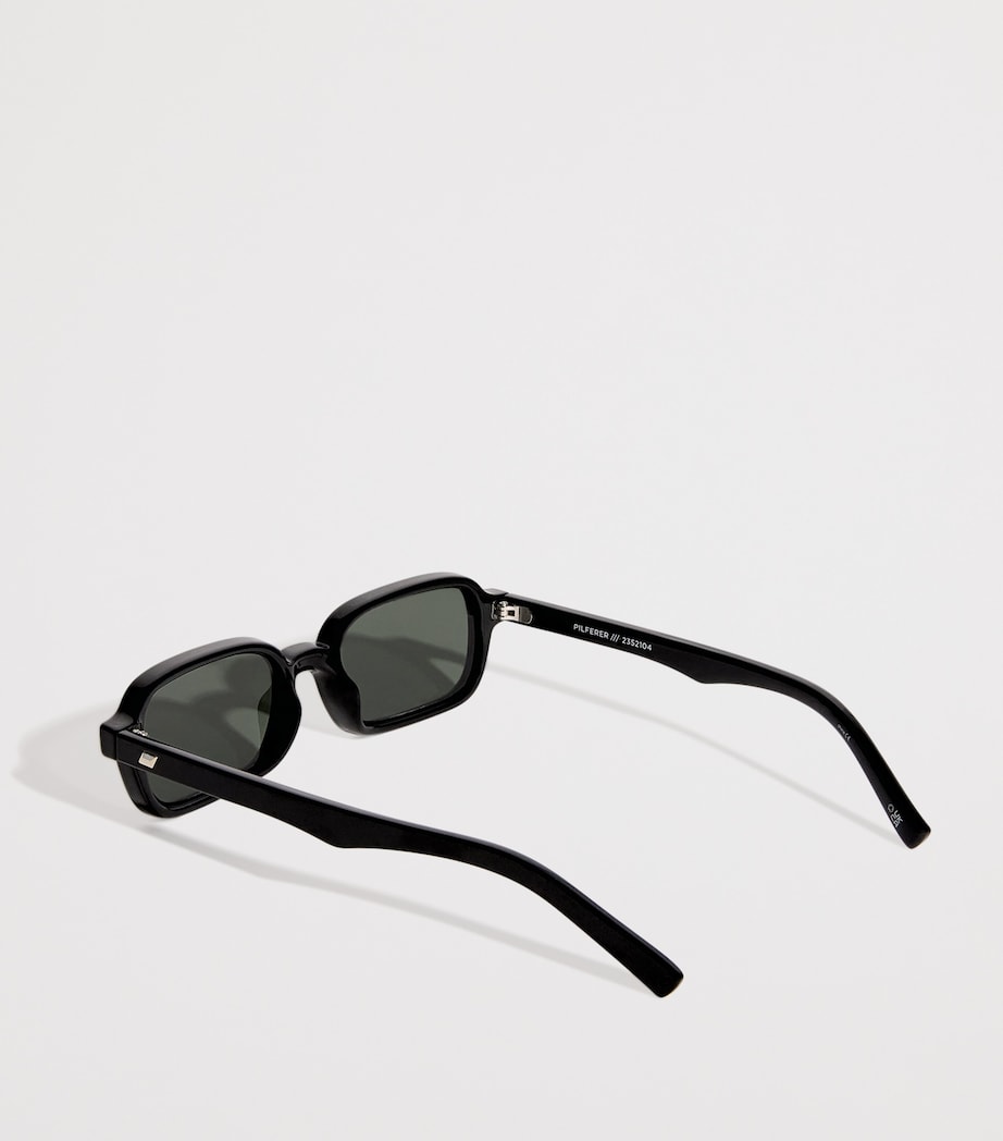 Rectangle Pilferer Sunglasses BLACK Image 3