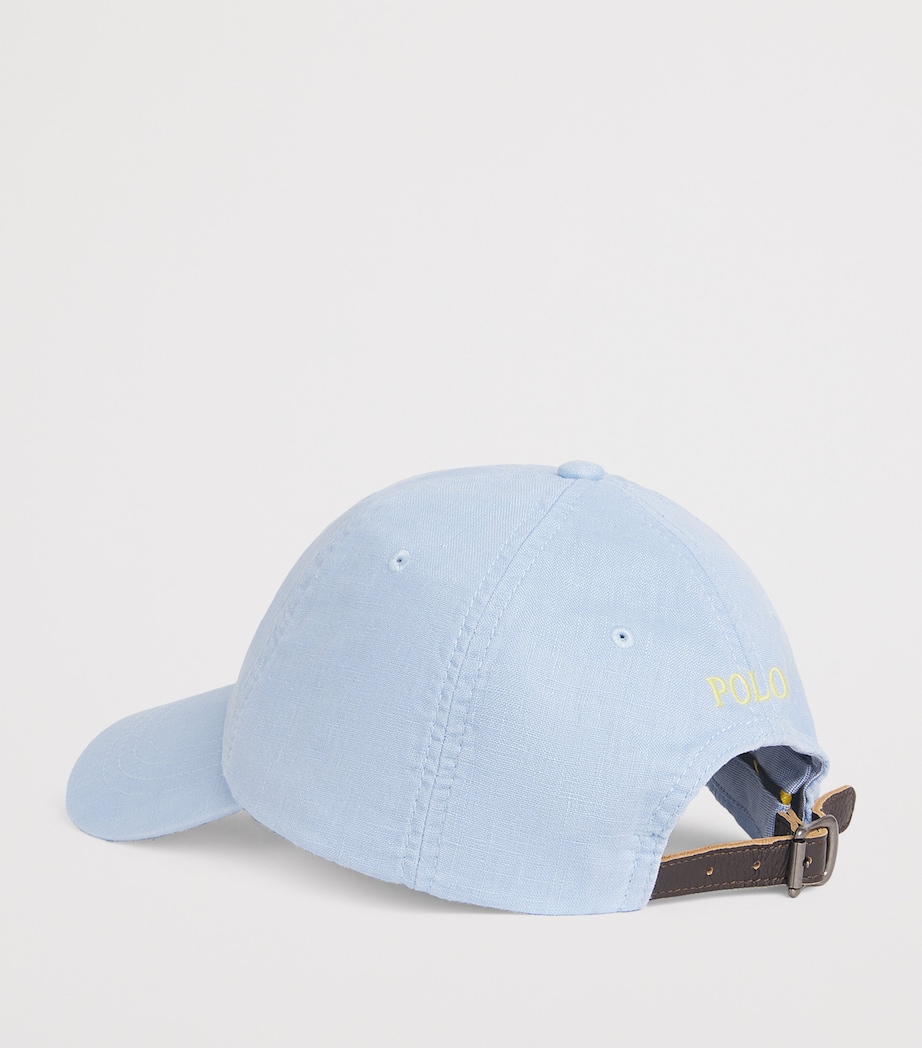 Polo Pony Baseball Cap BLUE Image 3