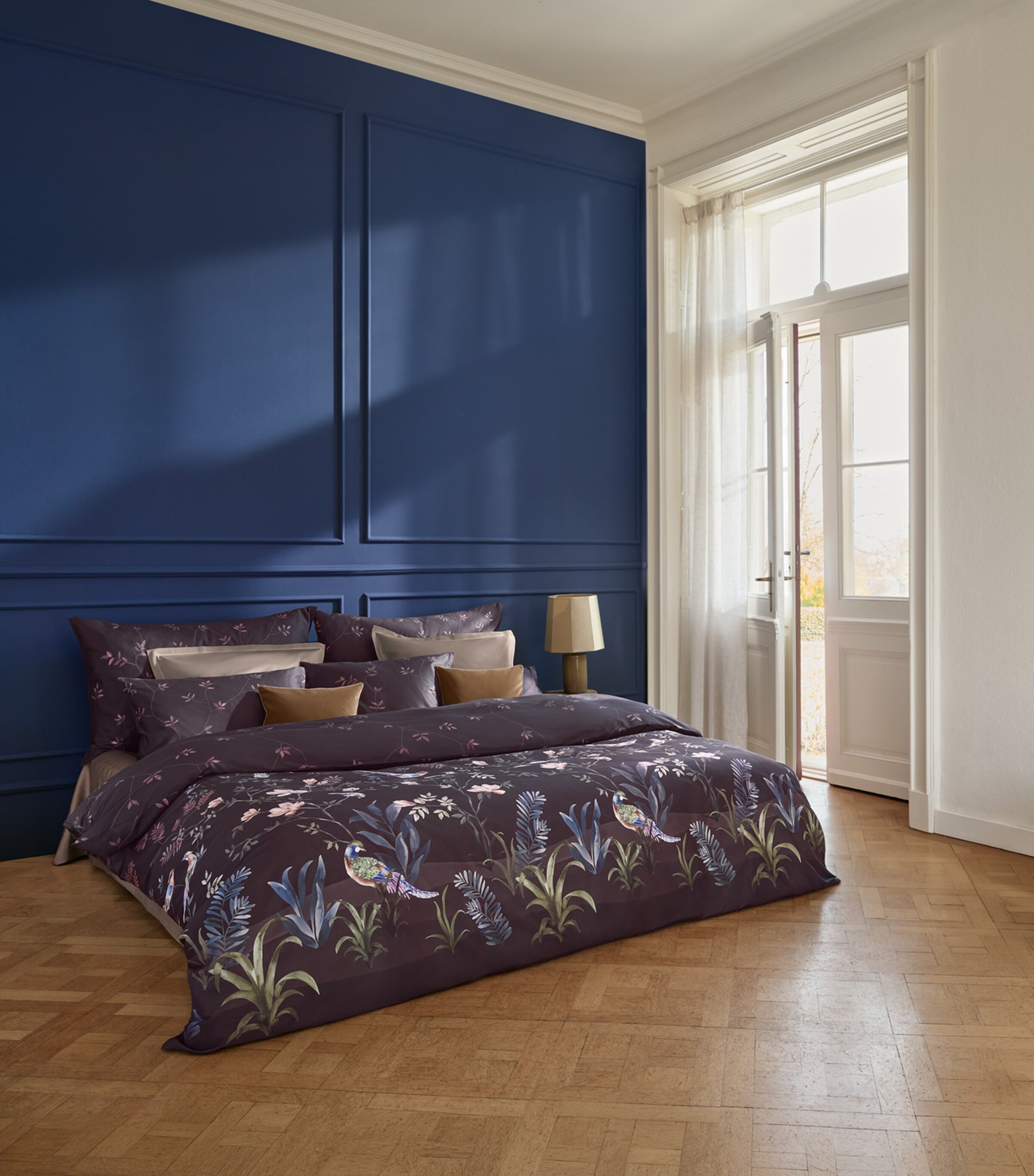 Schlossberg Gaia Oxford Pillowcase (50cm x 75cm) Aubergine Image 2