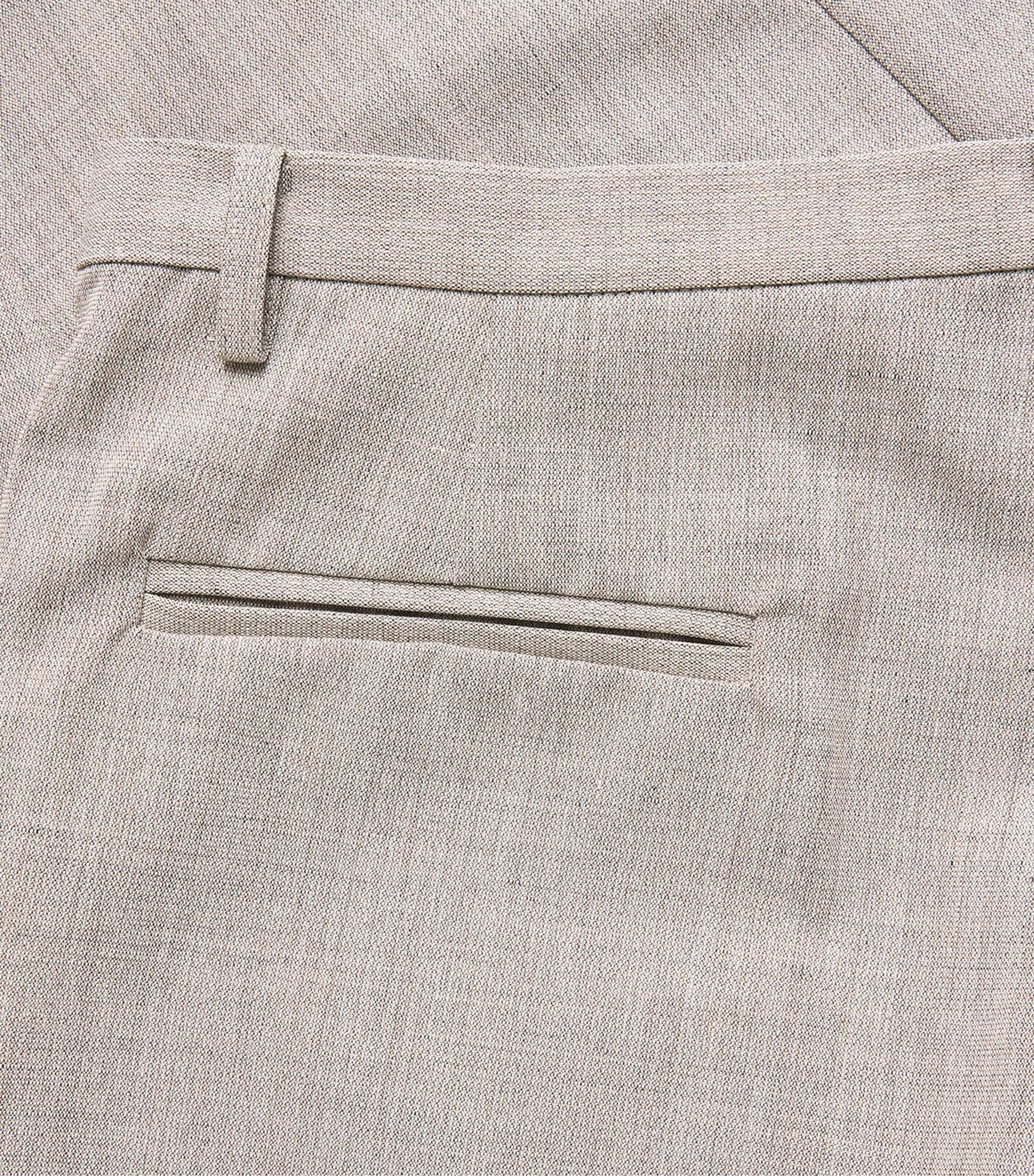 St. Agni Womens Wool-Blend Fine Band Balloon Trousers Pebble Melange Image 6
