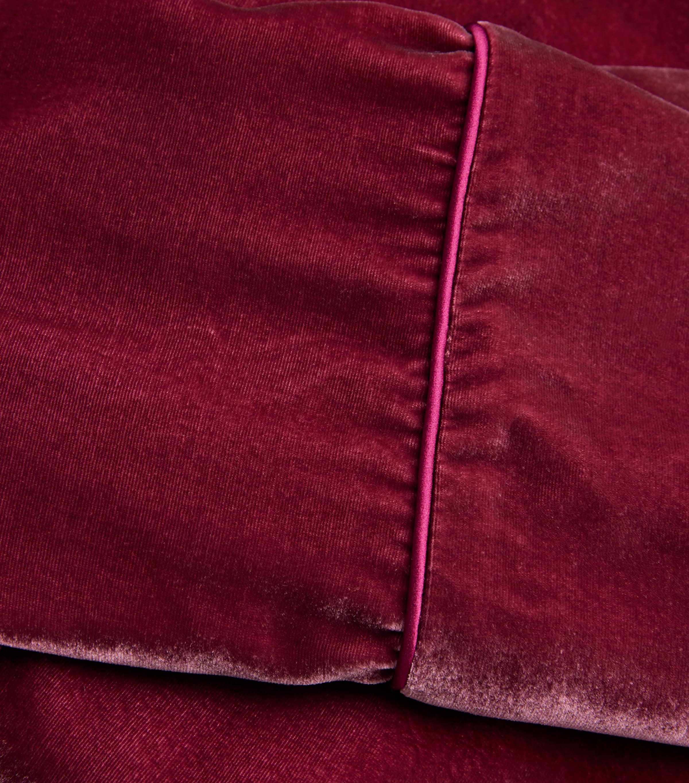 Velvet Silk-Lined Robe MAUVE Image 5