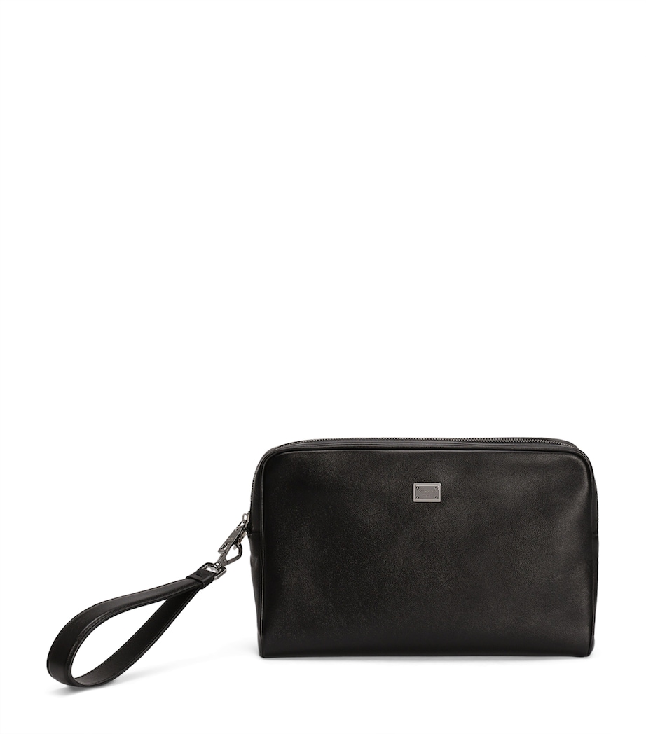 Leather Roma Pouch 80999-BLACK Image 1