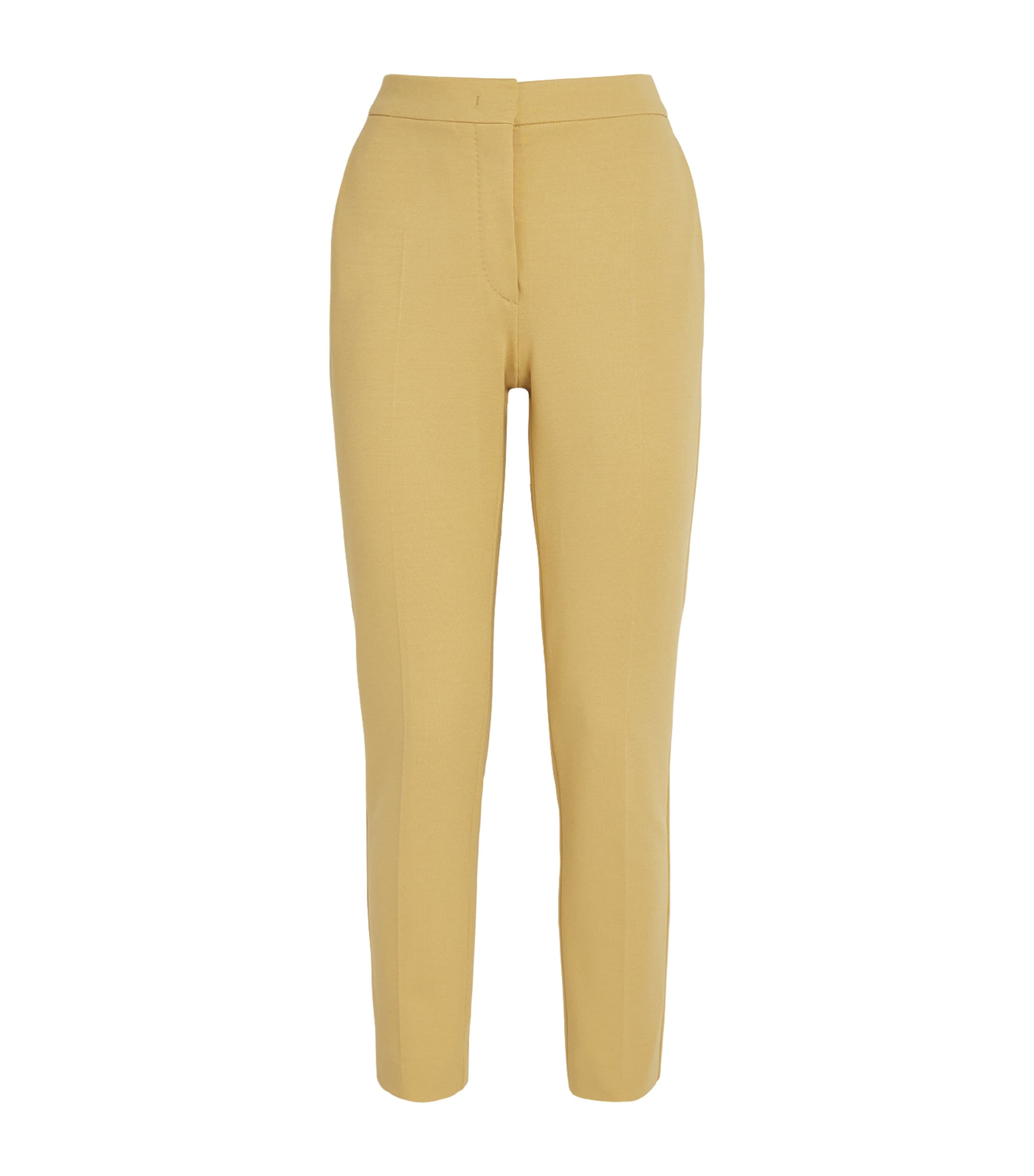 Shop Max Mara Skinny Tailored Trousers In Beige