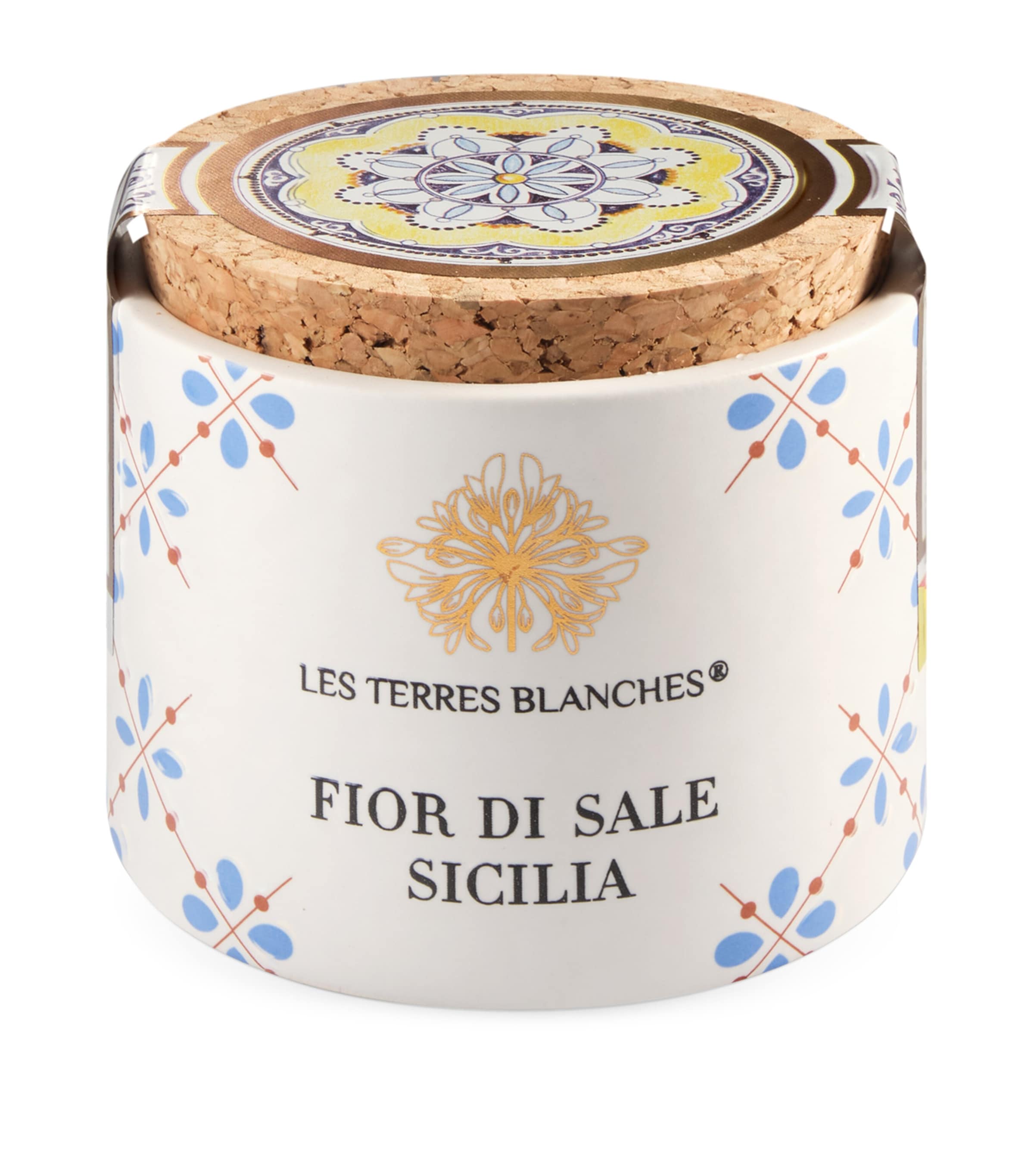 Les Terres Blanches Fior di Sale Sicilia Salt (70g) | Food | Pantry Essentials | Condiments | Free From | Vegetarian | Gluten Free