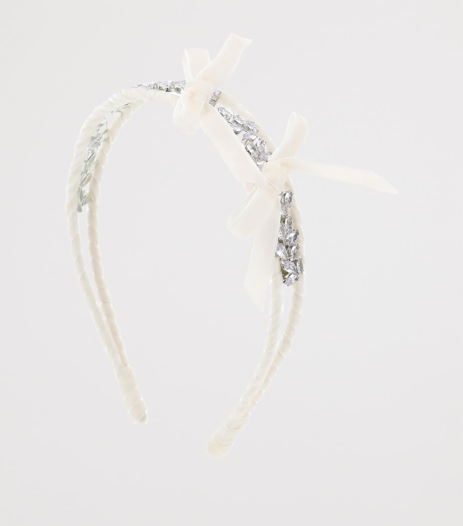 Velvet Embellished Headband PANNA Image 2