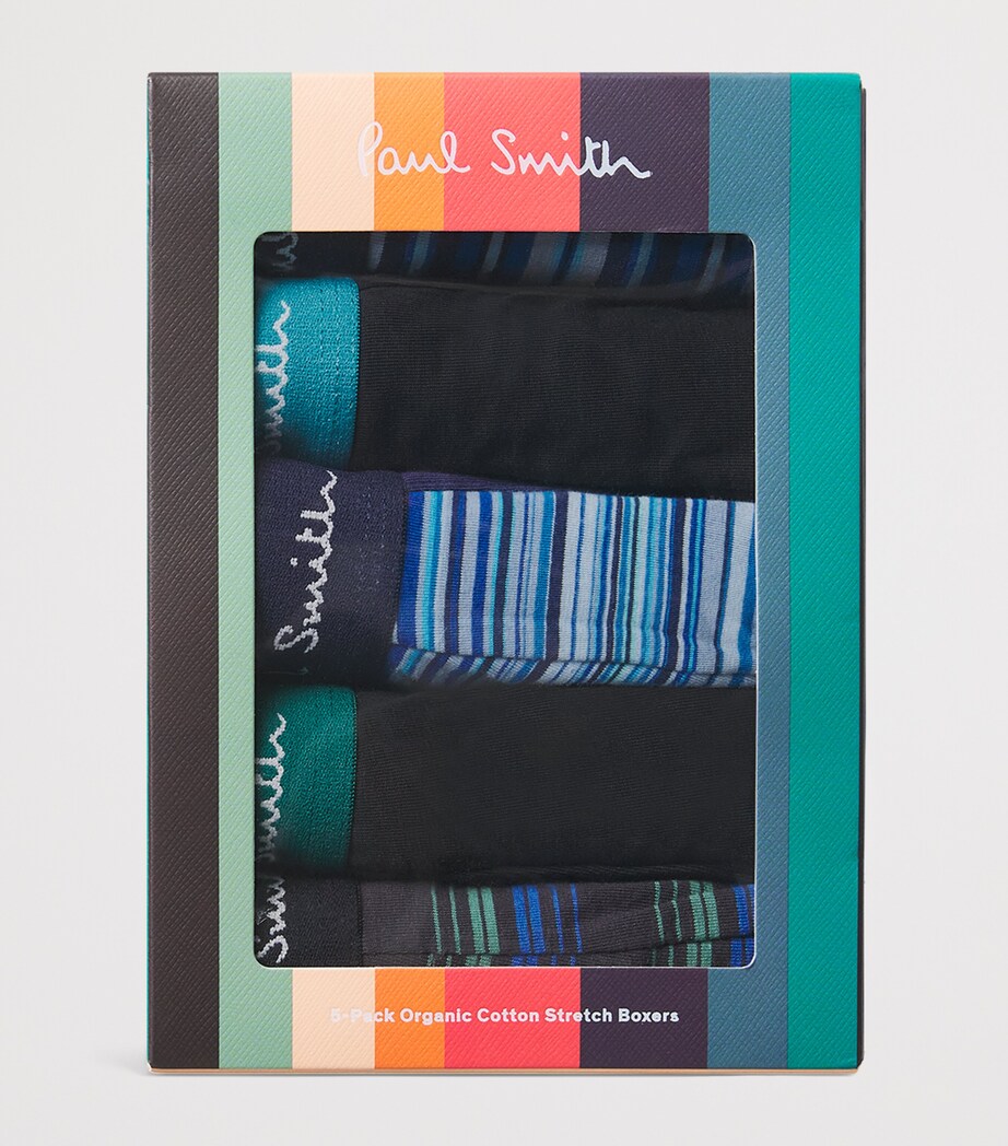 Stretch-Cotton Trunks (Pack of 5) MULTICOLOUR Image 4