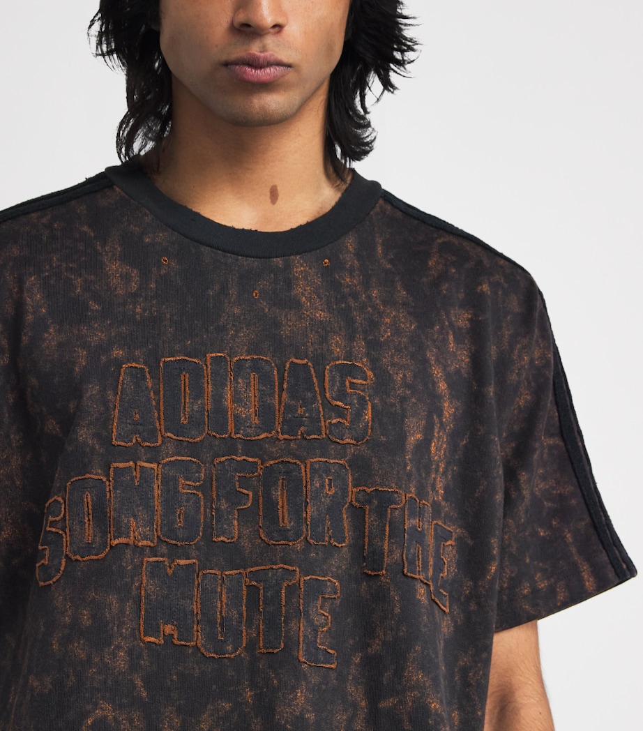 Originals x Song for the Mute Distressed T-Shirt BLACK Image 6