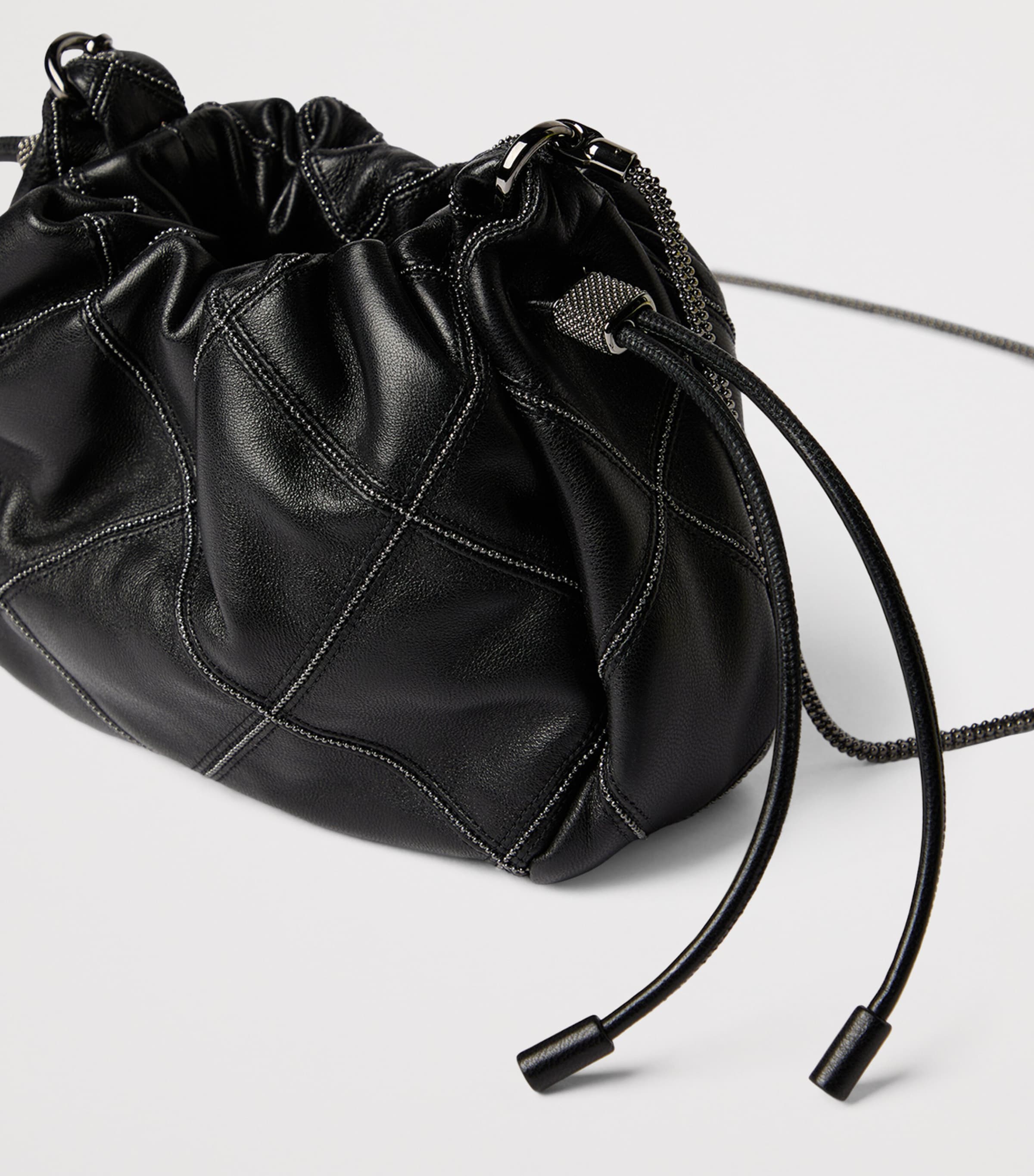 Mini Leather Mellow Bucket Bag C101 Image 2