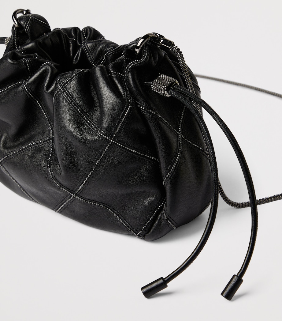 Mini Leather Mellow Bucket Bag C101 Image 2