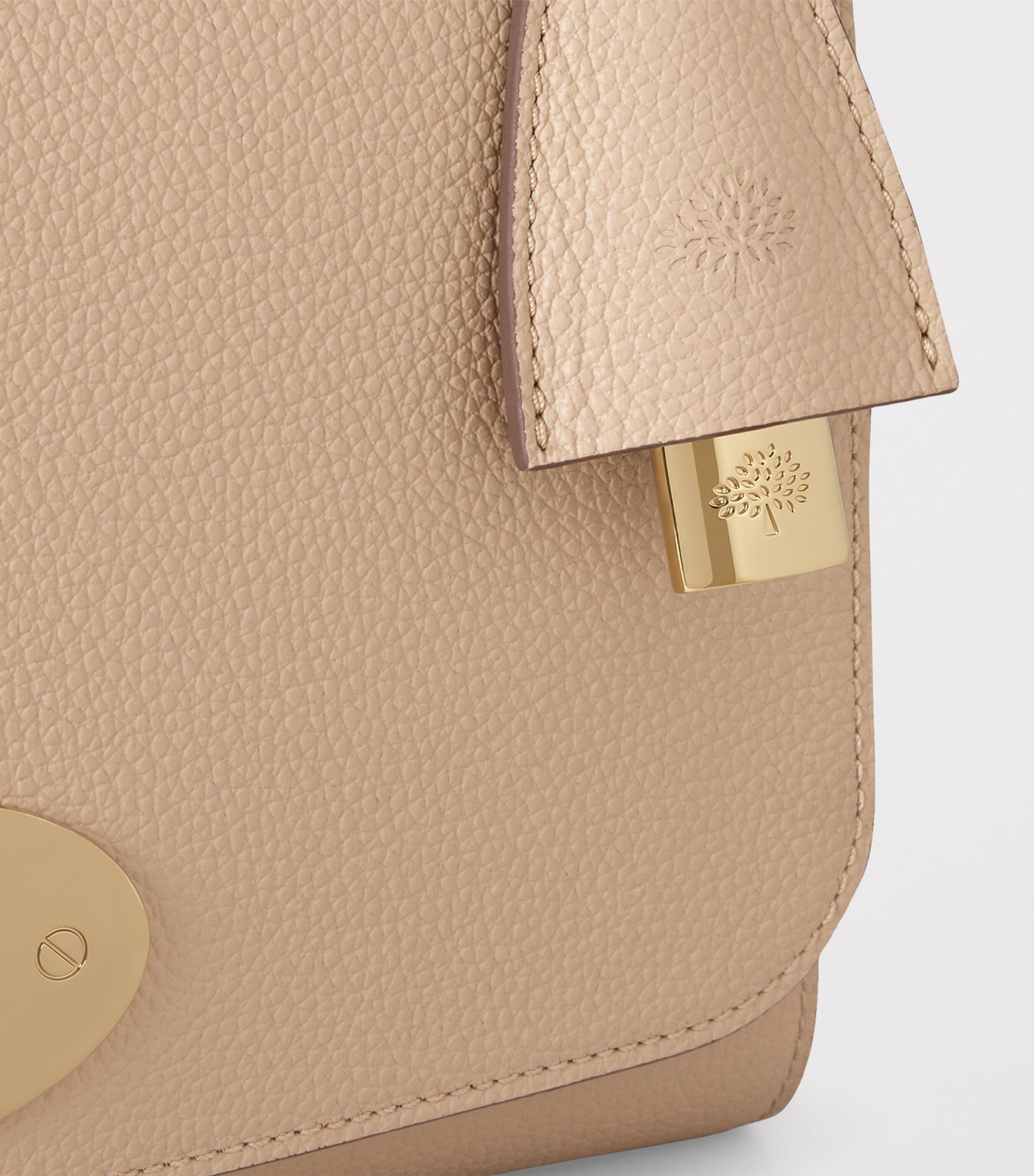 Medium Leather Lily Shoulder Bag CRUMPET Image 6