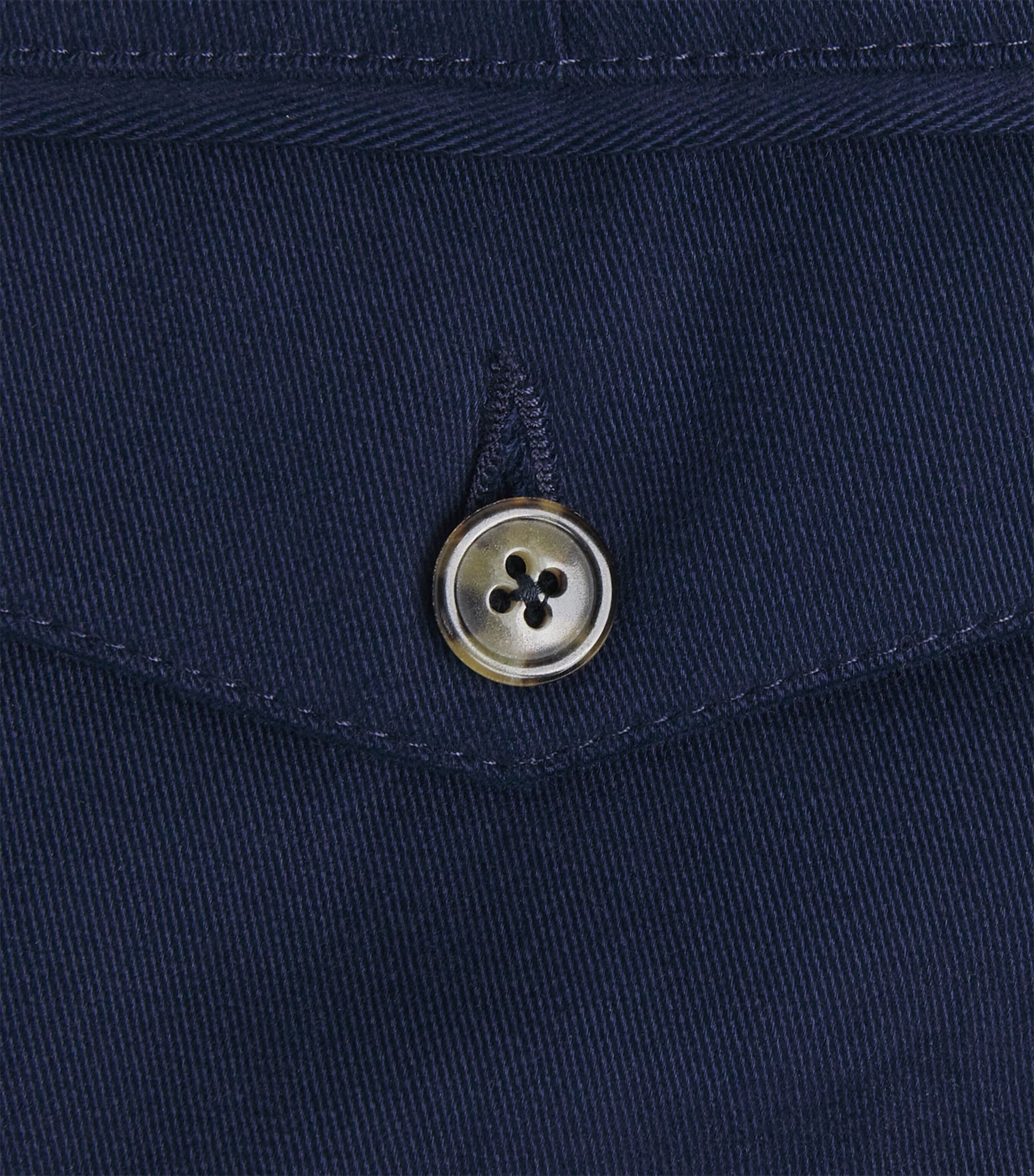 Eleventy Mens Cotton-Cashmere Pleated Straight Trousers Blu Image 6