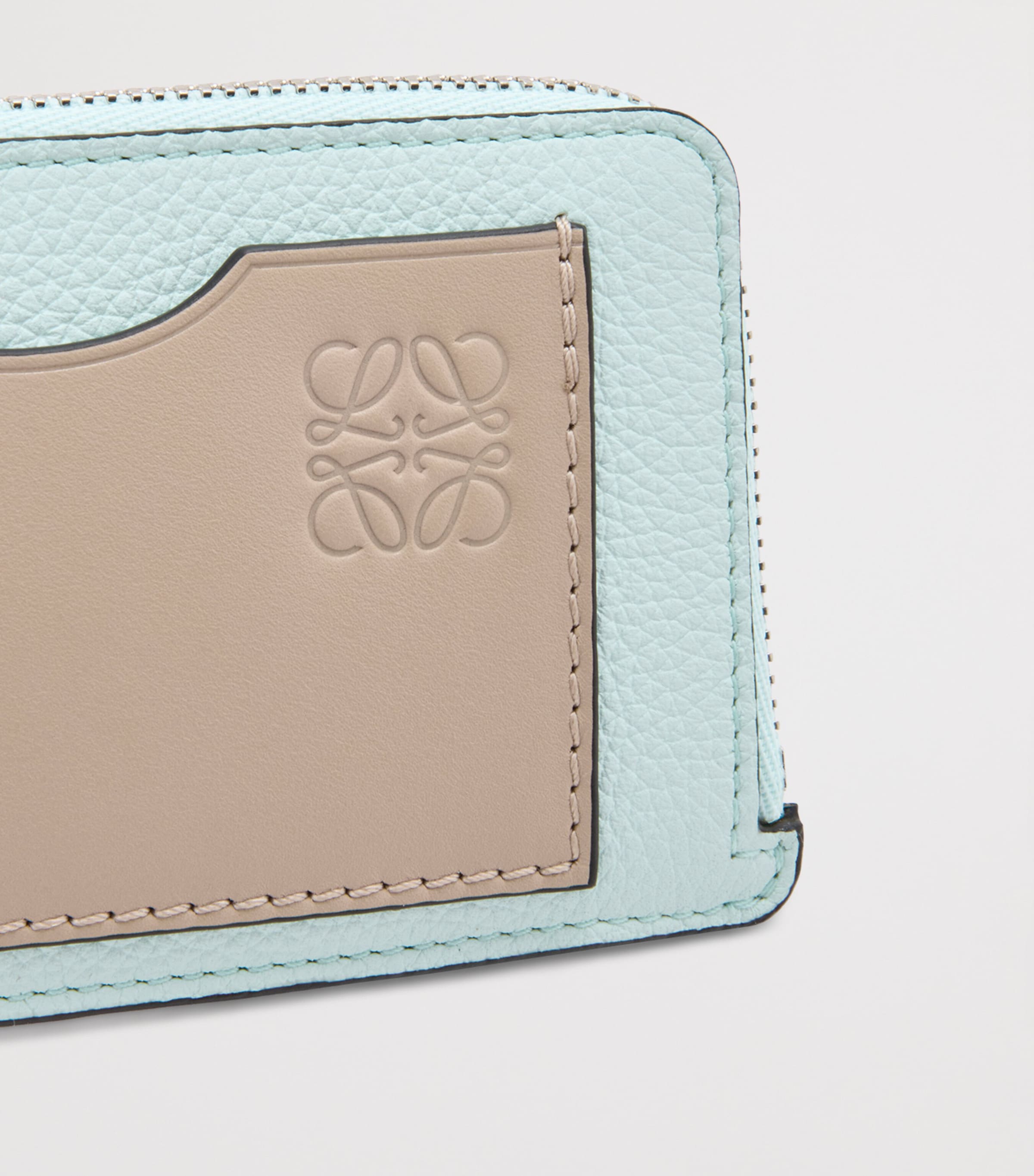 LOEWE Small Calfskin Card Holder Frozen Clay Image 4
