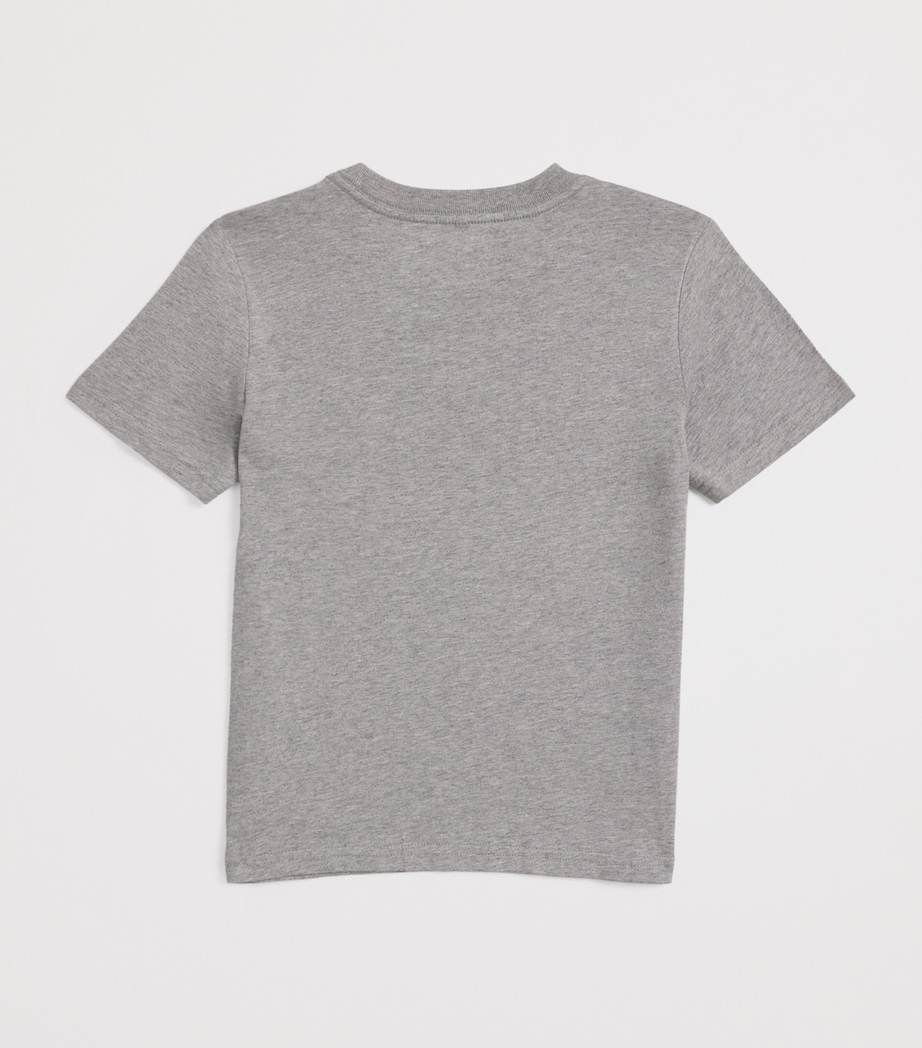 Cotton Polo Bear T-Shirt (2-7 Years) GREY Image 2