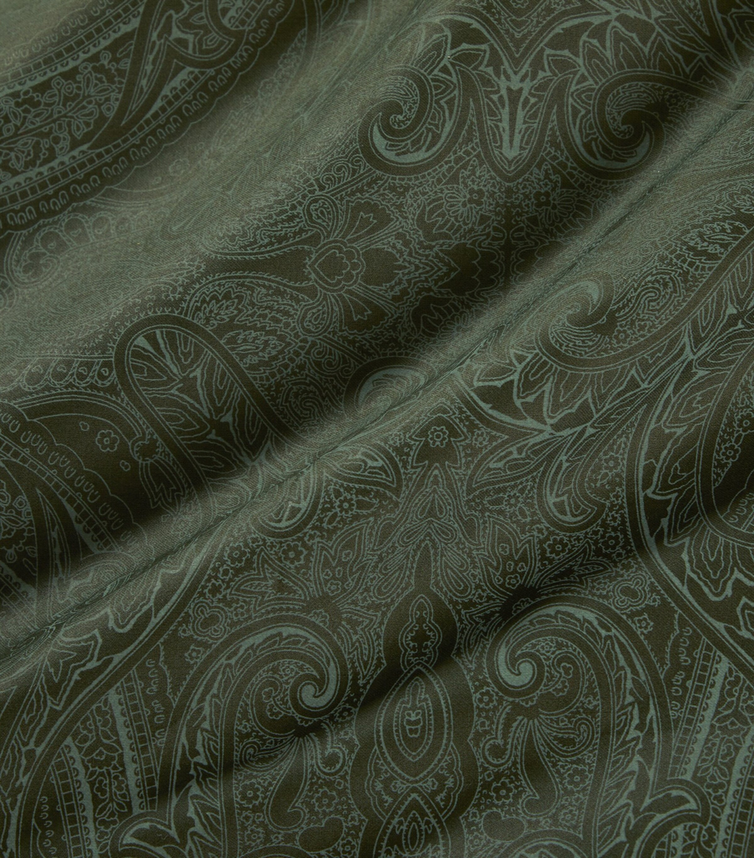 Ralph Lauren Home Doncaster Double Flat Sheet (240cm x 280cm) Dark Green Image 2