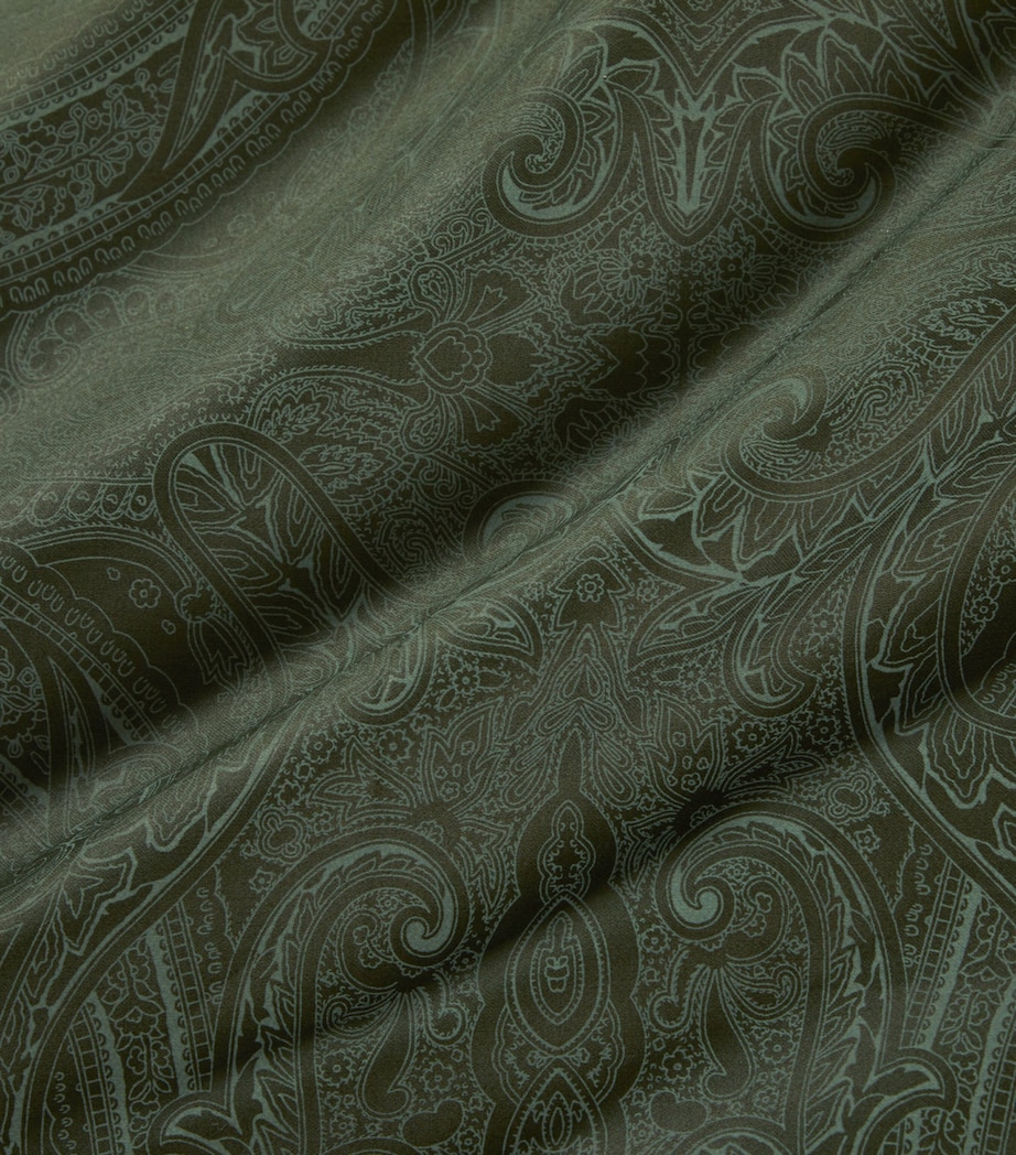Doncaster Double Flat Sheet (240cm x 280cm) DARK GREEN Image 2