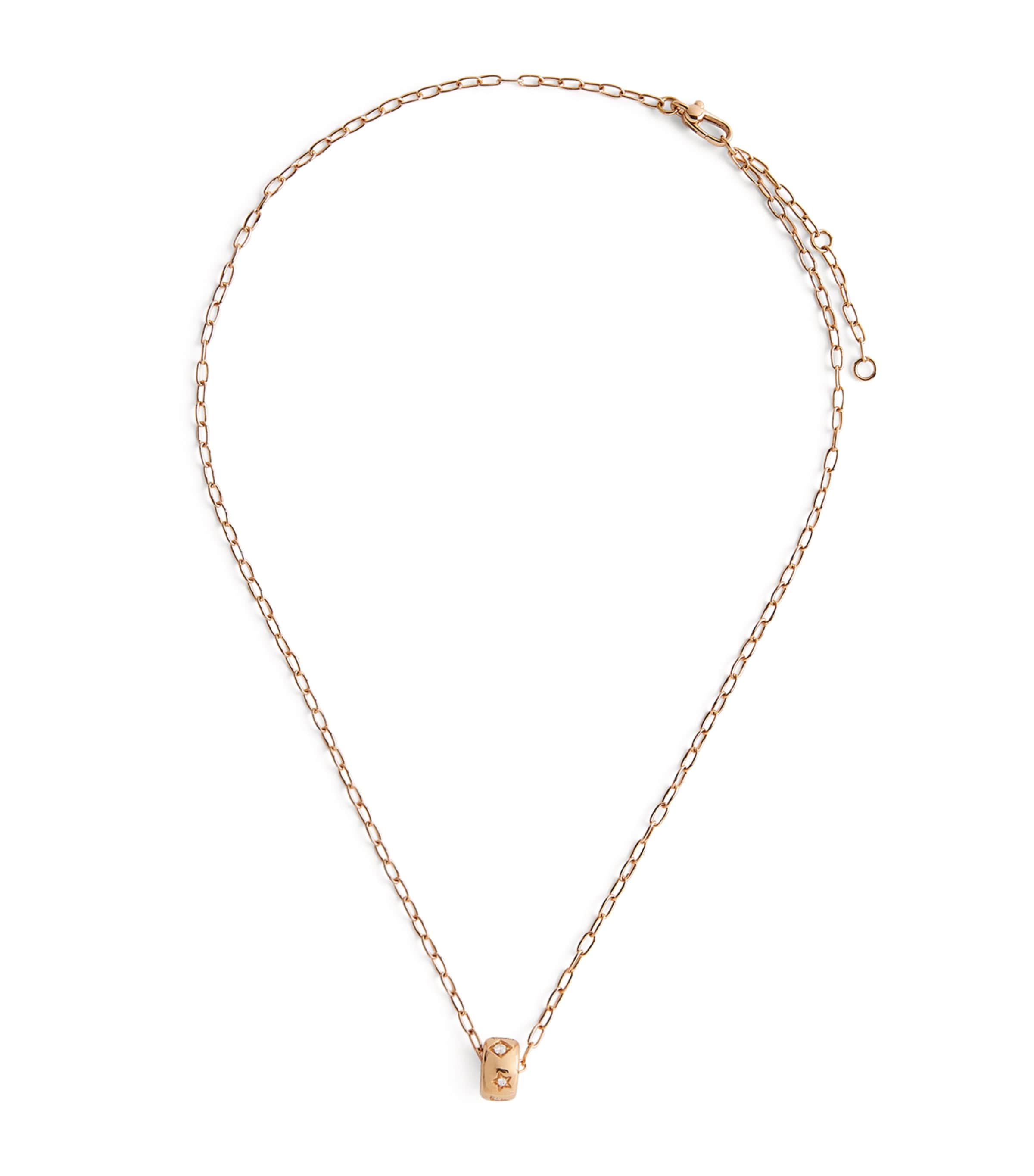 Pomellato Rose Gold And Diamond Iconica Pendant Necklace In Rose Gold