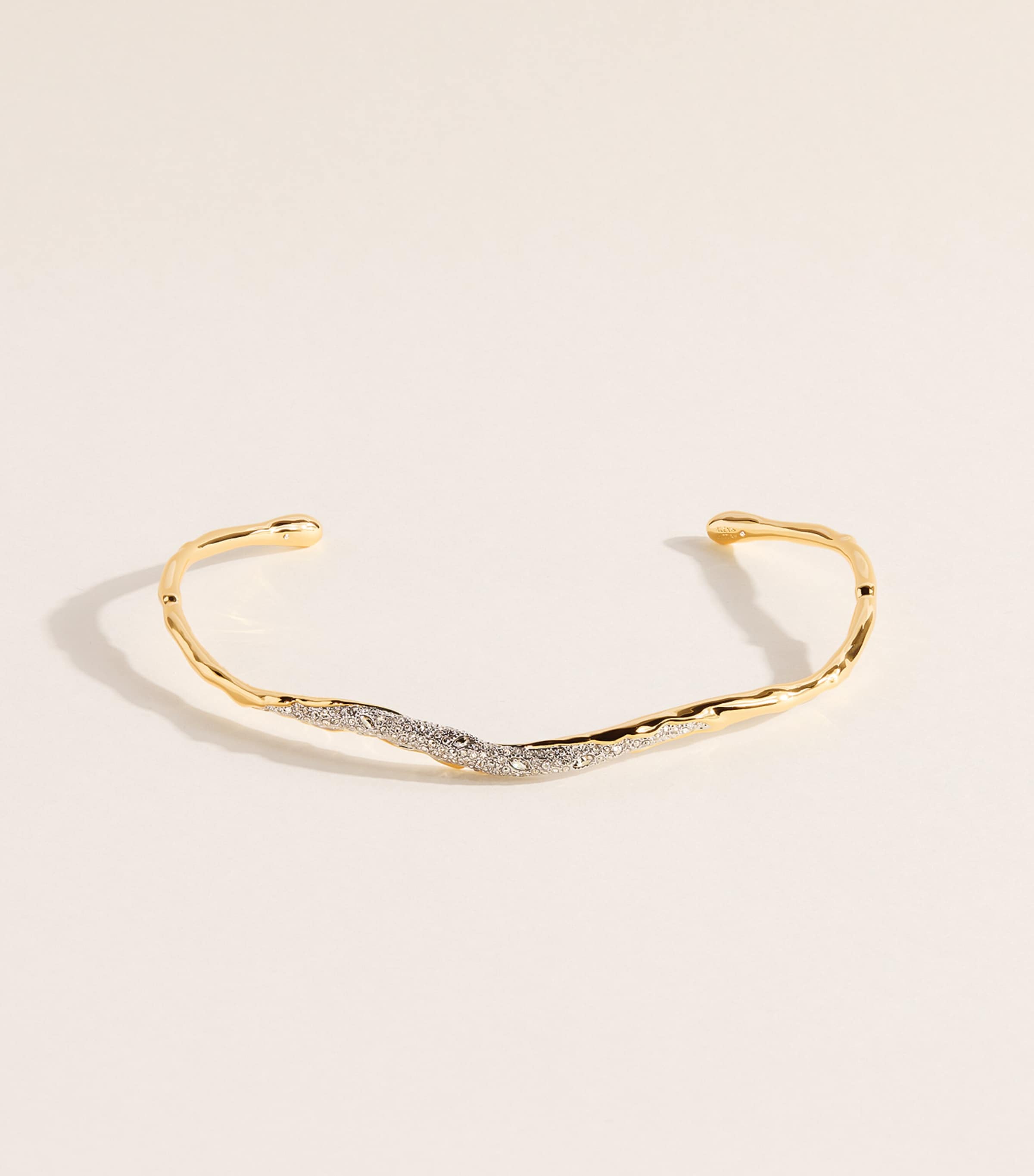 Alexis Bittar Gold-Plated Solanales Skinny Collar Necklace Gold Image 1