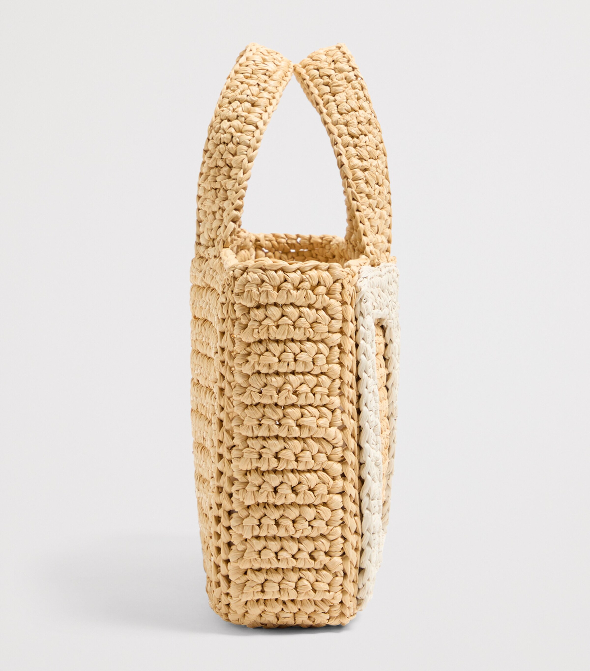Crochet Raffia Viva Superstar Large Tote Bag